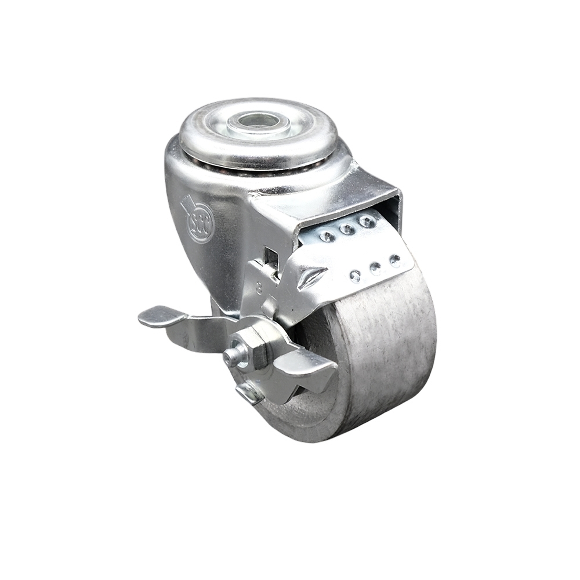 Service Caster, 3Inch x 1 1/2Inch Stem Caster, Wheel Diameter 3 in, Caster Type Swivel, Package (qty.) 1, Model SCC-BH20S315-SSR-TLB