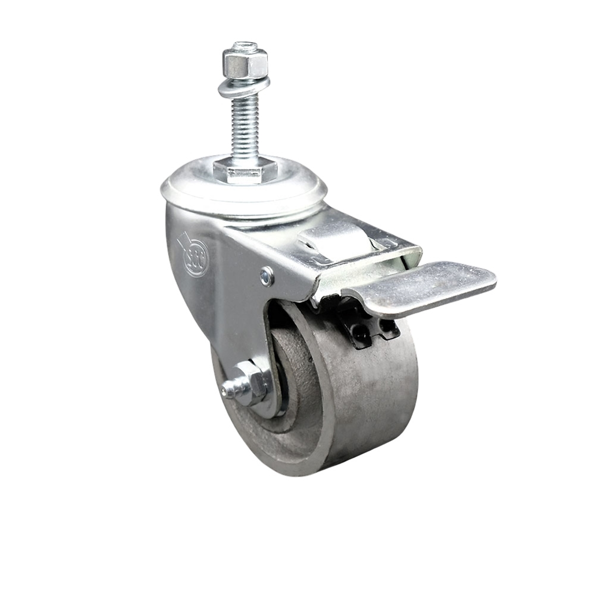 Service Caster, 3Inch x 1 1/2Inch Stem Caster, Wheel Diameter 3 in, Caster Type Swivel, Package (qty.) 1, Model SCC-TSTTL20S315-SSR-381615