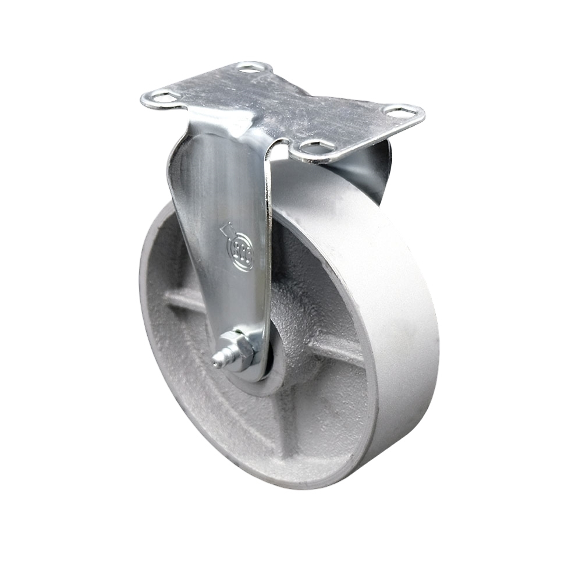 Service Caster, 5Inch x 1 1/2Inch Plate Caster, Wheel Diameter 5 in, Caster Type Rigid, Package (qty.) 1, Model SCC-20R515-SSR