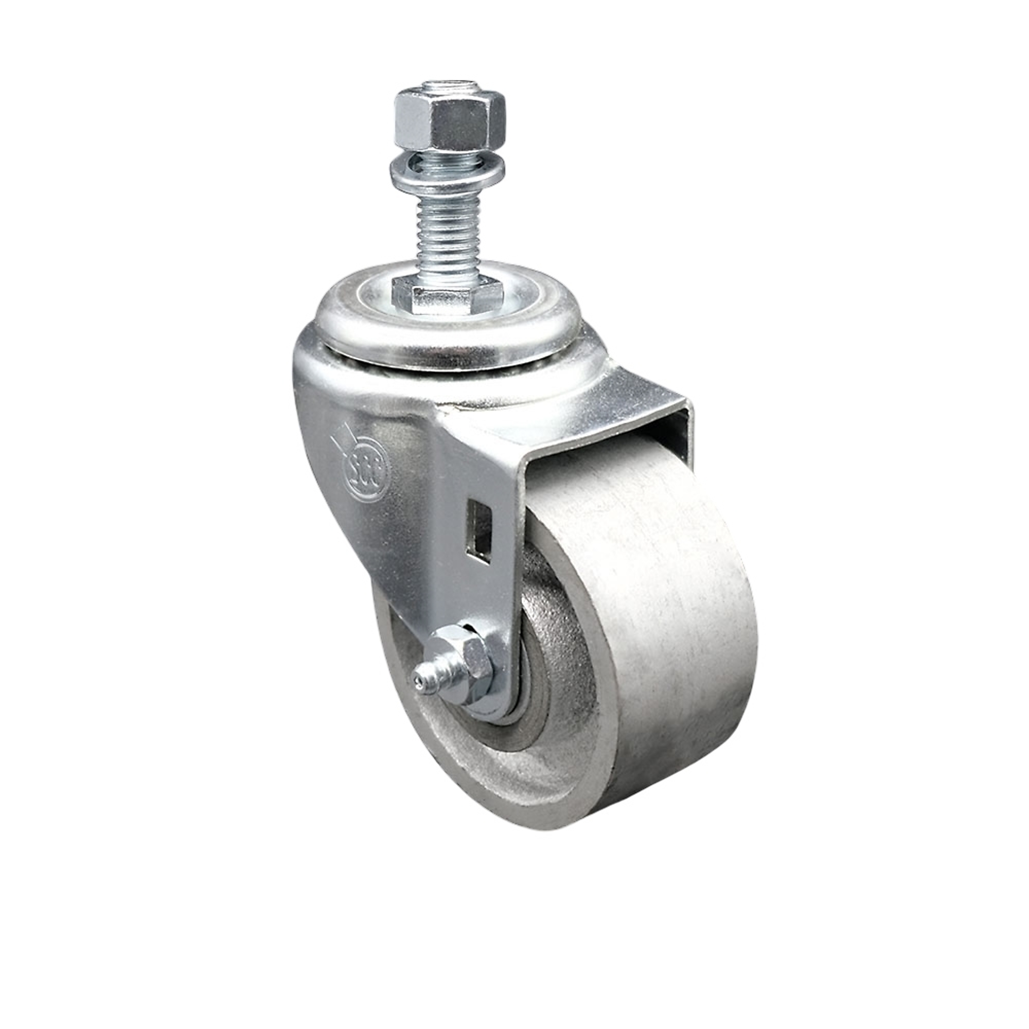 Service Caster, 3Inch x 1 1/2Inch Stem Caster, Wheel Diameter 3 in, Caster Type Swivel, Package (qty.) 1, Model SCC-TS20S315-SSR-M1215