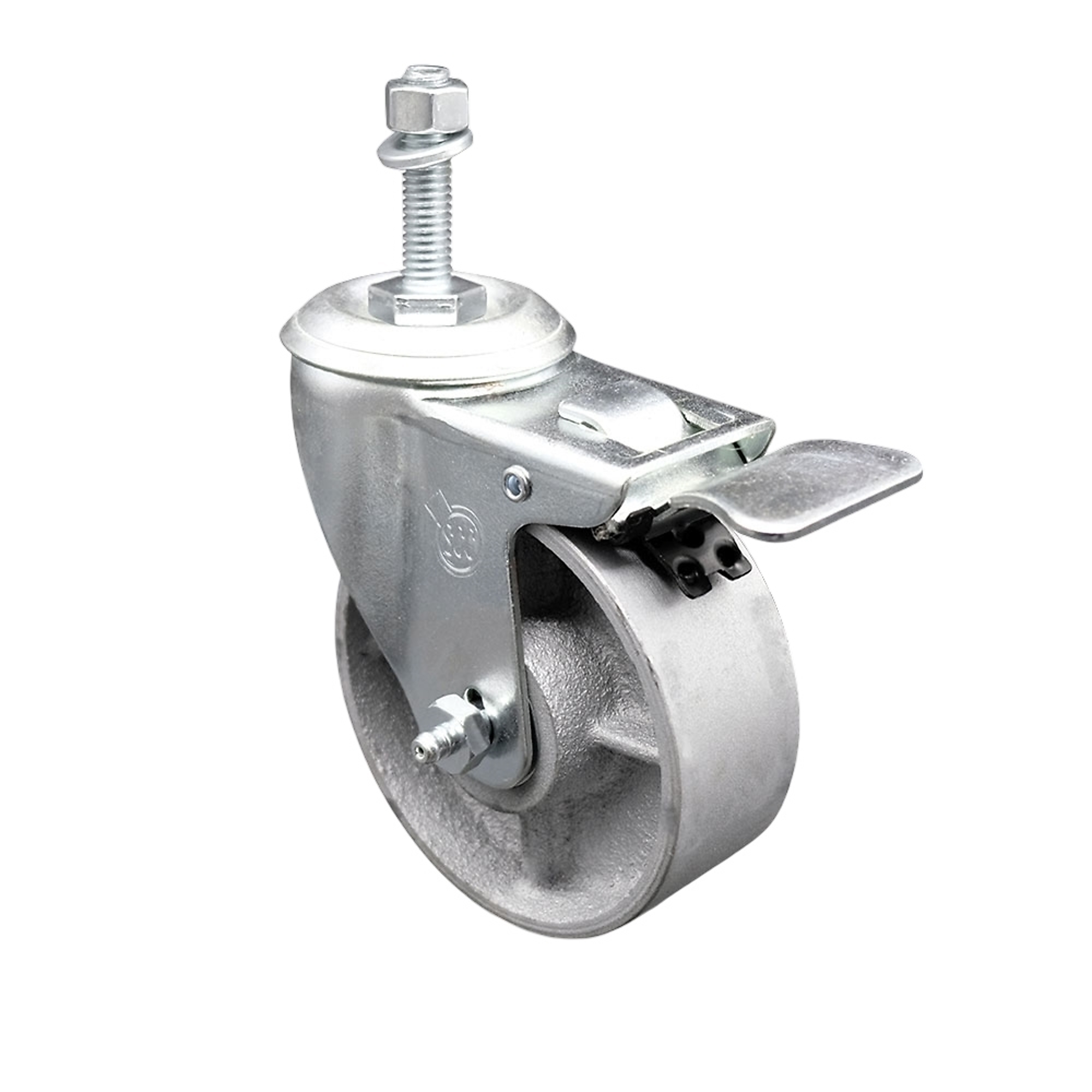 Service Caster, 4Inch x 1 1/2Inch Stem Caster, Wheel Diameter 4 in, Caster Type Swivel, Package (qty.) 1, Model SCC-TSTTL20S415-SSR-381615