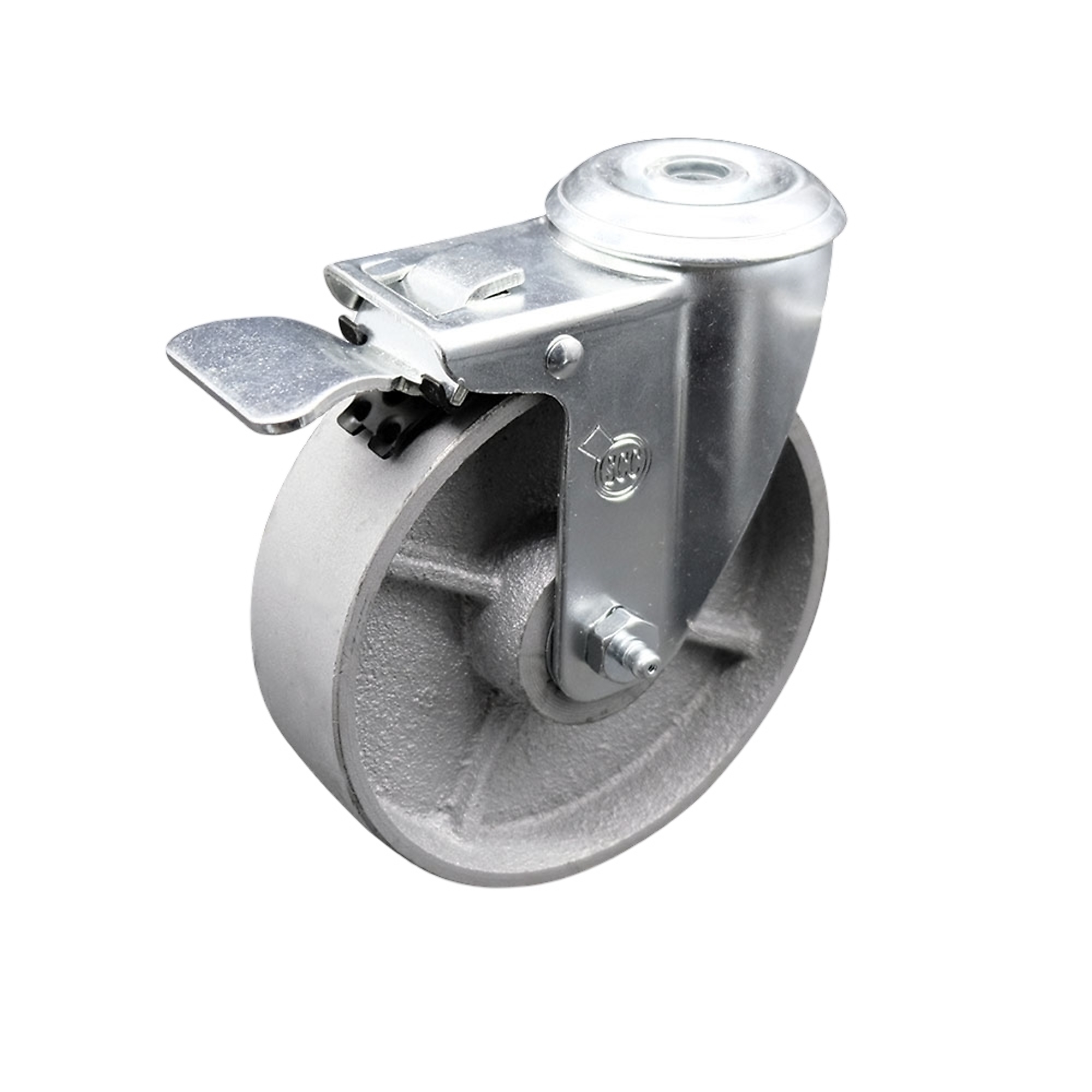 Service Caster, 5Inch x 1 1/2Inch Stem Caster, Wheel Diameter 5 in, Caster Type Swivel, Package (qty.) 1, Model SCC-BHTTL20S515-SSR