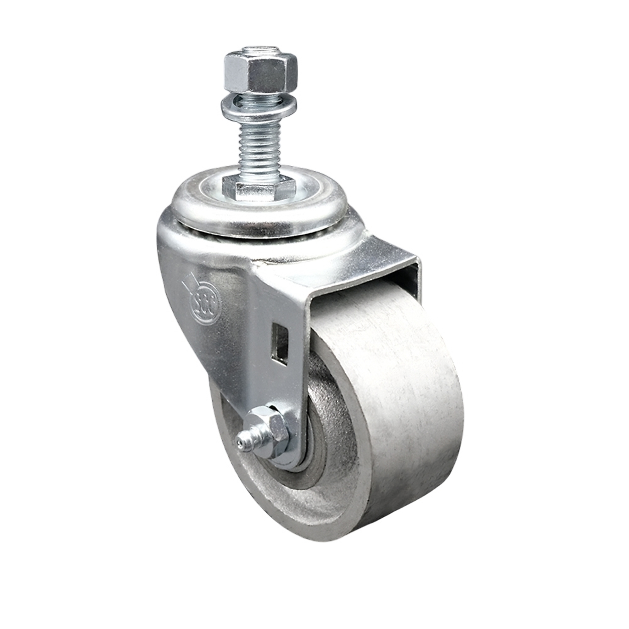 Service Caster, 3Inch x 1 1/4Inch Stem Caster, Wheel Diameter 3 in, Caster Type Swivel, Package (qty.) 1, Model SCC-TS20S314-SSS-M1215