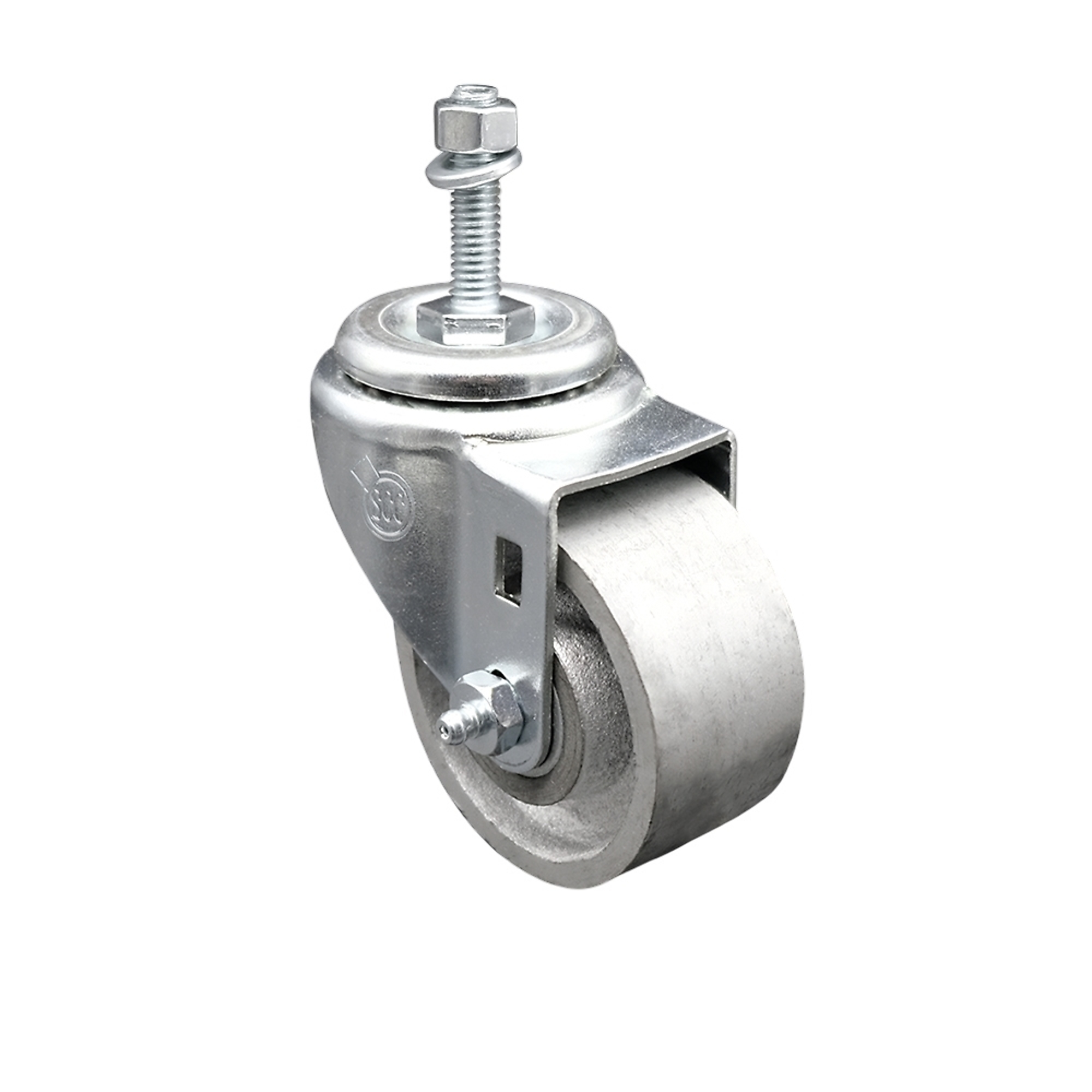 Service Caster, 3Inch x 1 1/4Inch Stem Caster, Wheel Diameter 3 in, Caster Type Swivel, Package (qty.) 1, Model SCC-TS20S314-SSS-M1015