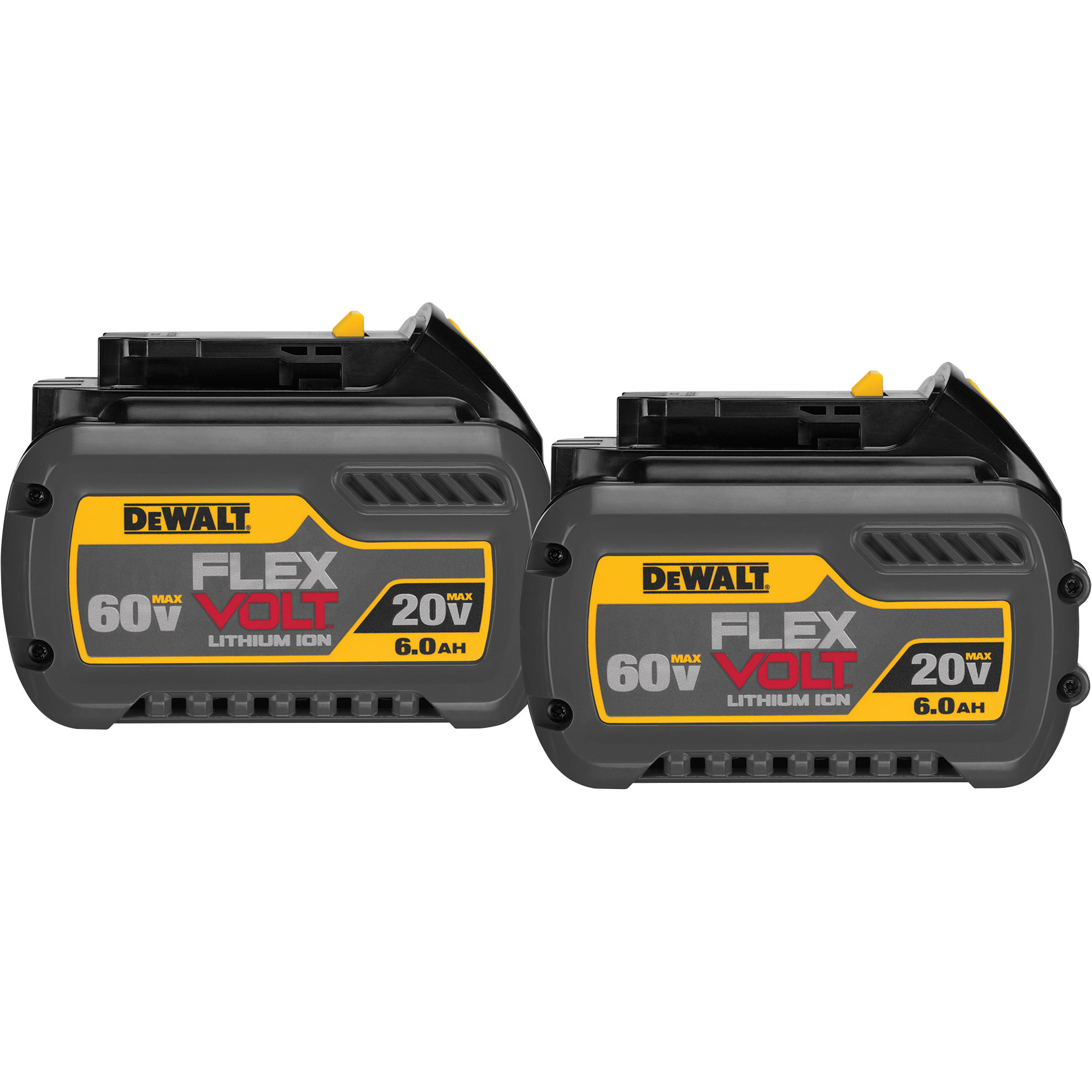 FLEXVOLT 20V/60V MAX Battery Pack — 6.0Ah, Model - DEWALT DCB606-2