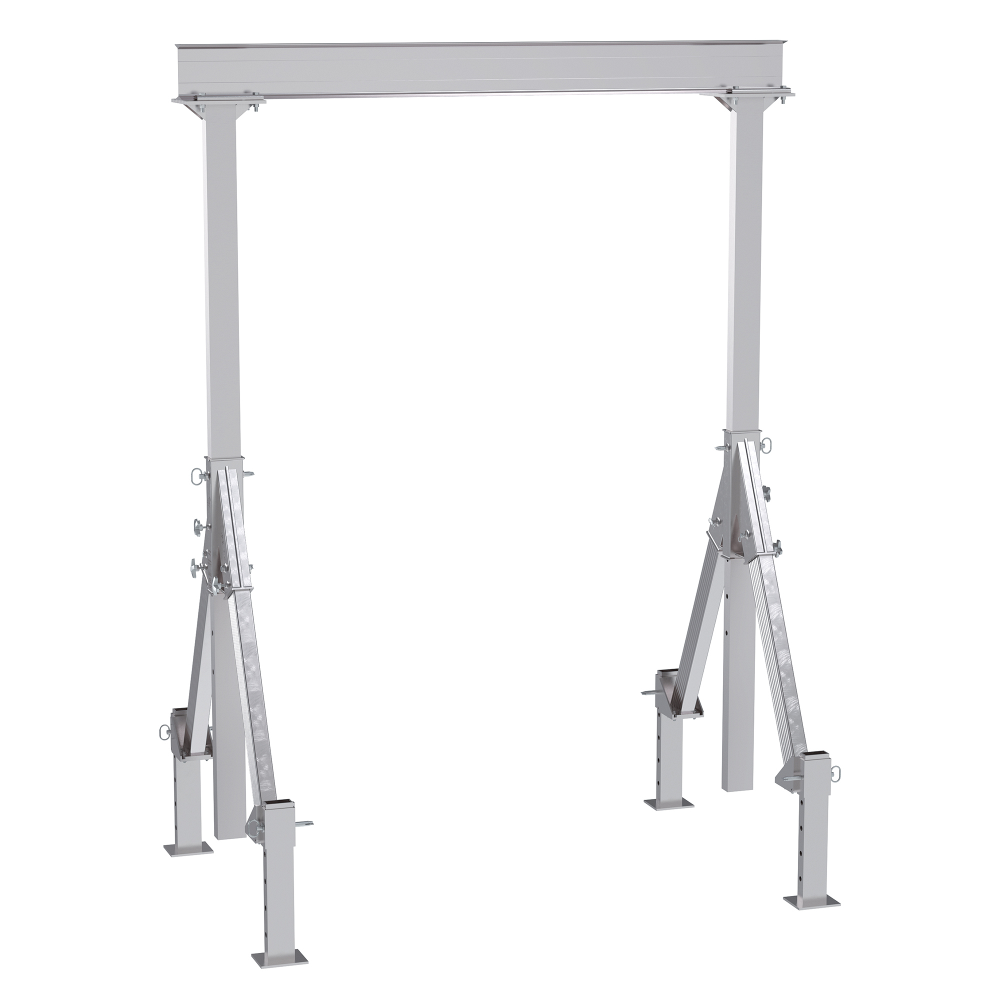 Vestil, Adjustable height aluminum crane 8ft. x 12ft., Load Capacity 4000 lb, Model AHA-4-8-12-ALO
