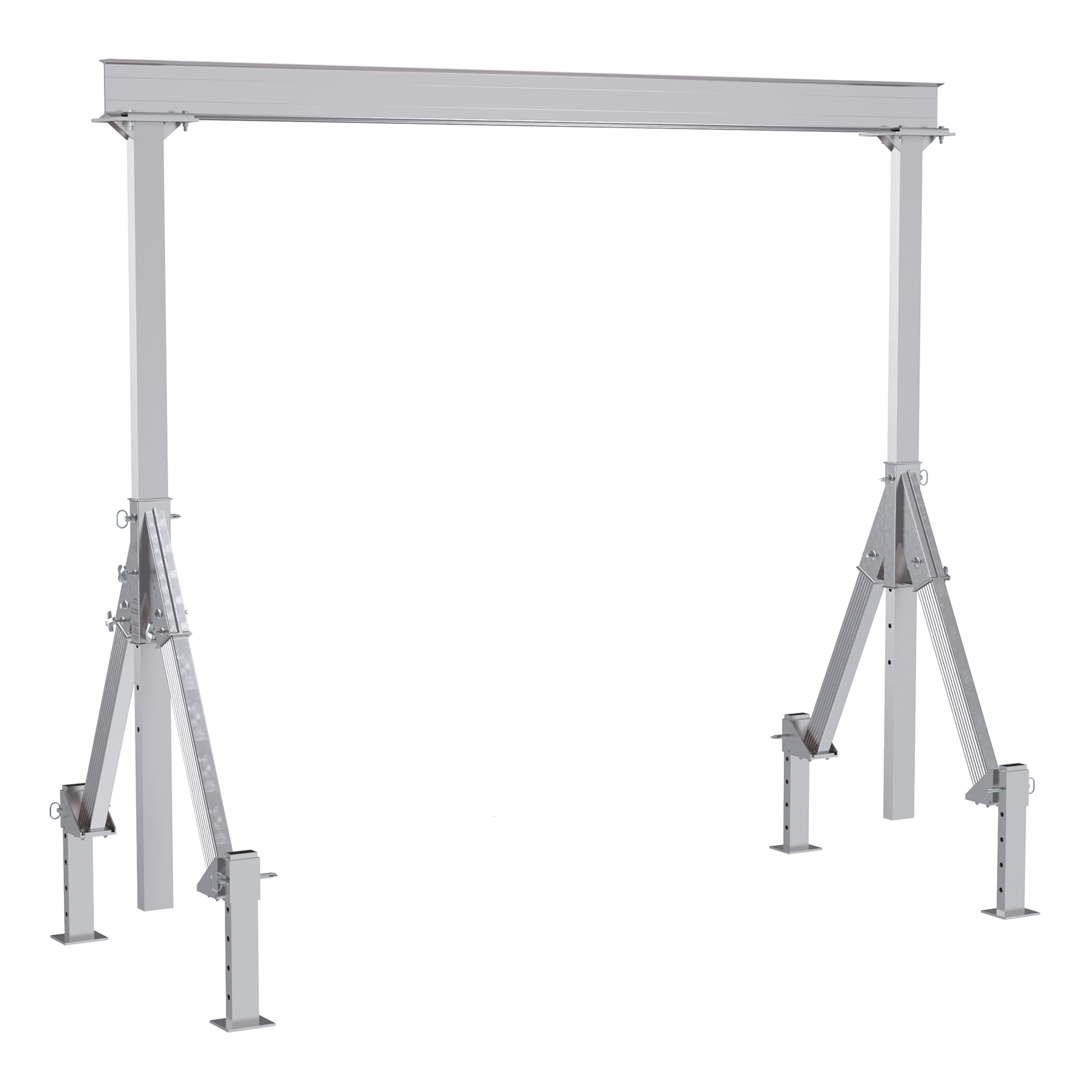 Vestil, Adjustable height aluminum crane 12ft. x 12ft., Load Capacity 4000 lb, Model AHA-4-12-12-ALO