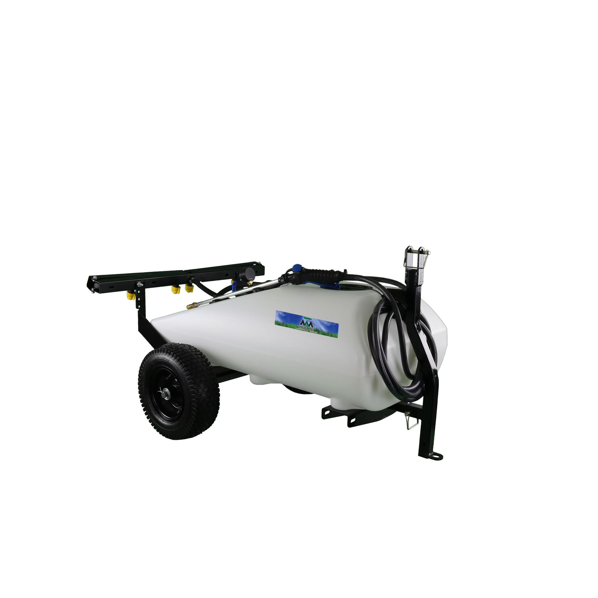 Master MFG, 24-Gal Tow Broadcast Sprayer - 2.2GPM, 7ft. Swath, Tank Size 24 Gal, Flow 2.2 GPM, Pressure 70 PSI, Model SLO-41-024D-MM