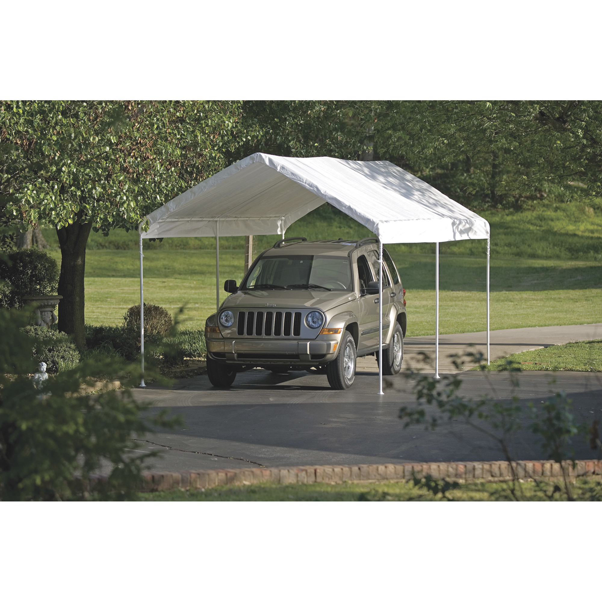ShelterLogic MaxAP Outdoor Canopy Tent, 20ft. x 10ft., 6-Leg, White, Model 25757