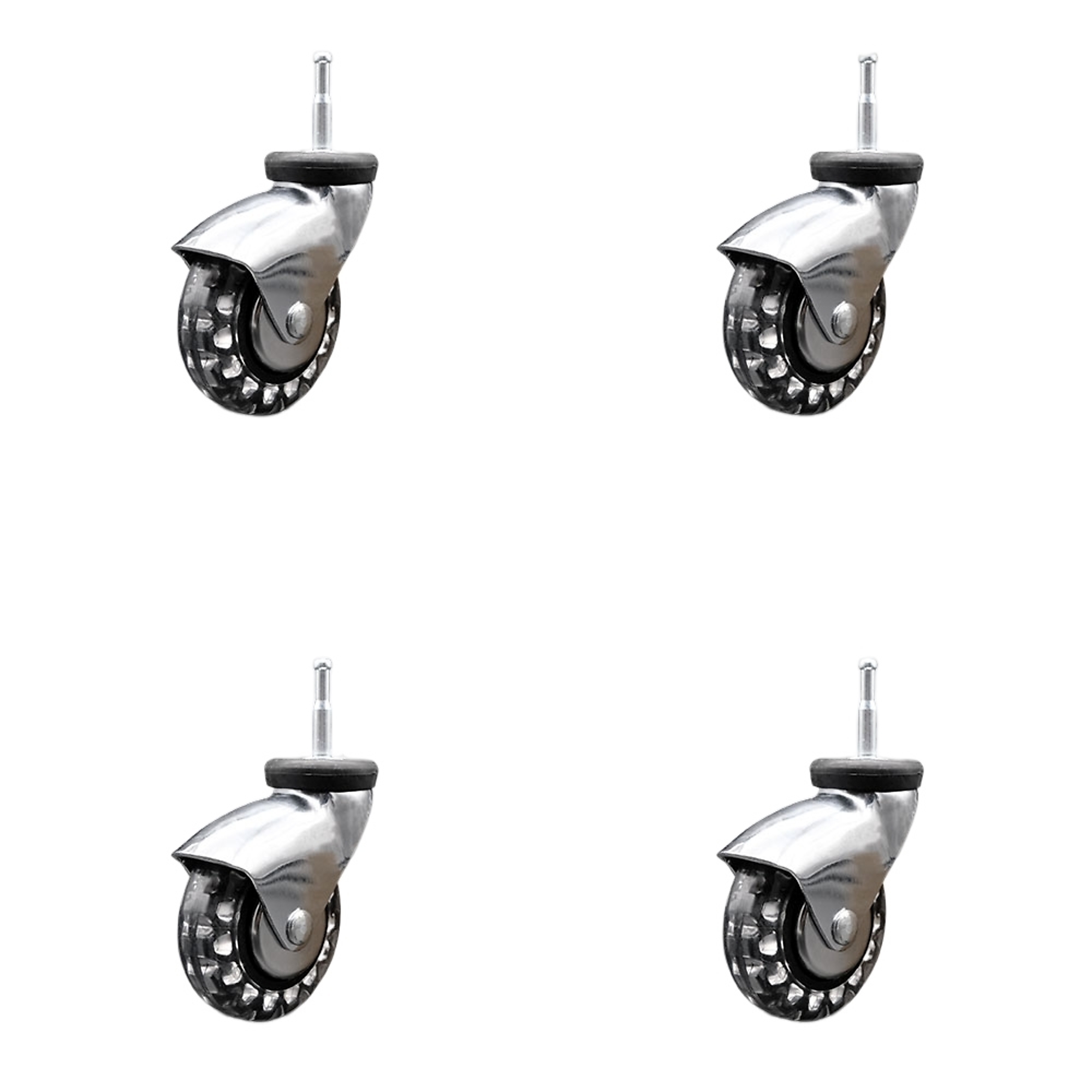 Service Caster, 3Inch x 15/16Inch Stem Casters, Wheel Diameter 3 in, Caster Type Swivel, Package (qty.) 4, Model SCC-GN03S310-PPUBD-BC-4