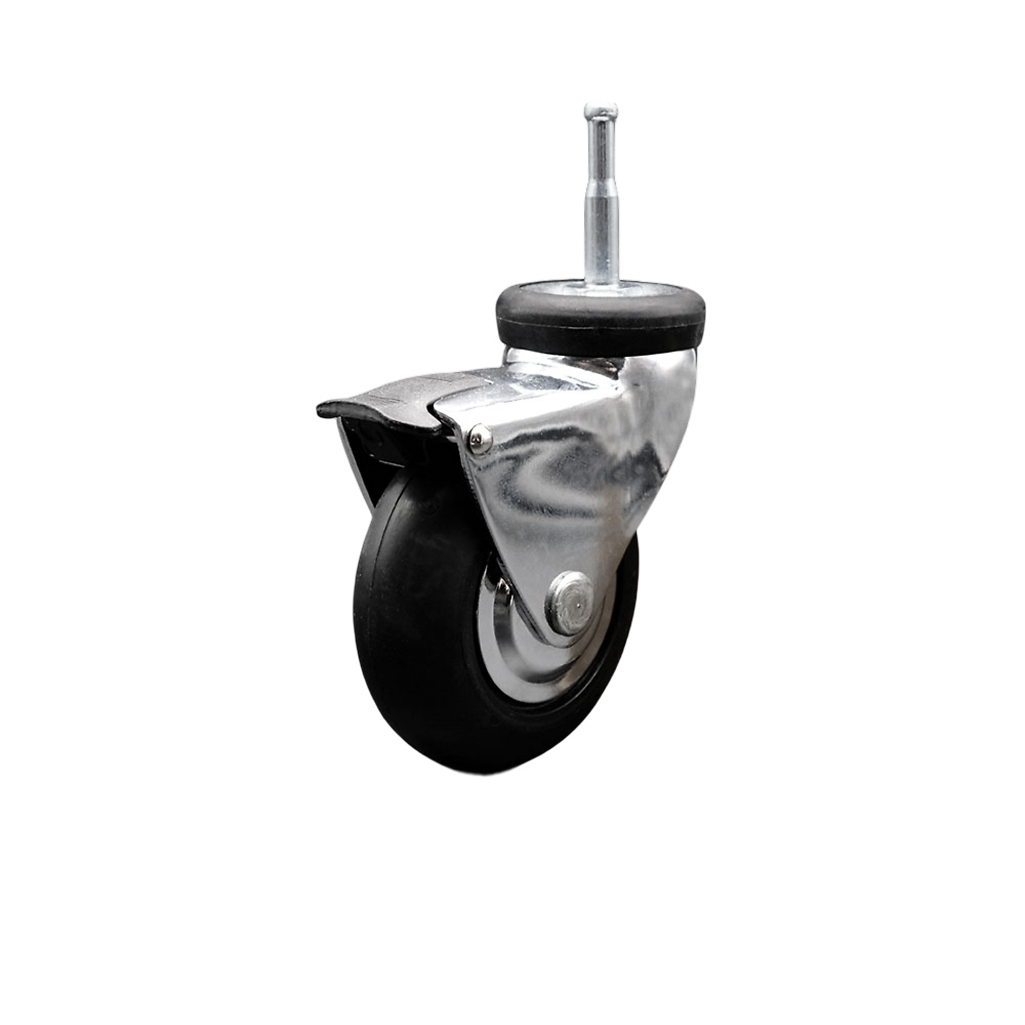 Service Caster, 3Inch Stem Caster, Wheel Diameter 3 in, Caster Type Swivel, Package (qty.) 1, Model SCC-GN03S310-NPRB-BC-B