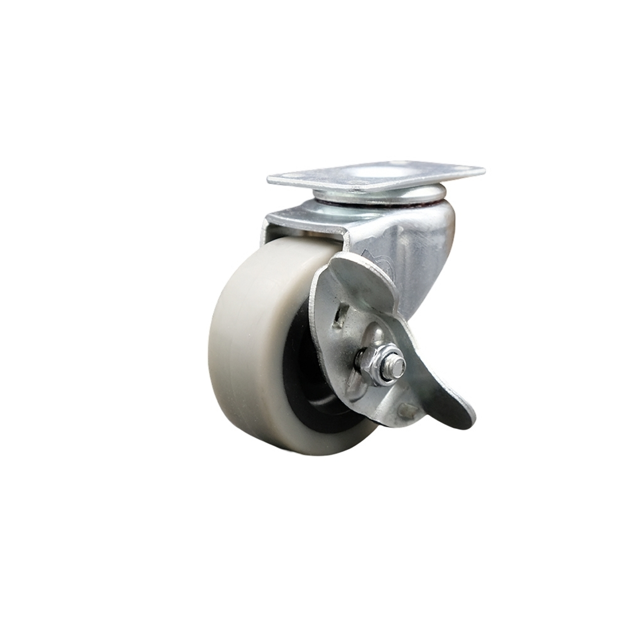 Service Caster, 2Inch Plate Caster, Wheel Diameter 2 in, Caster Type Swivel, Package (qty.) 1, Model SCC-05S210-TPRS-SLB