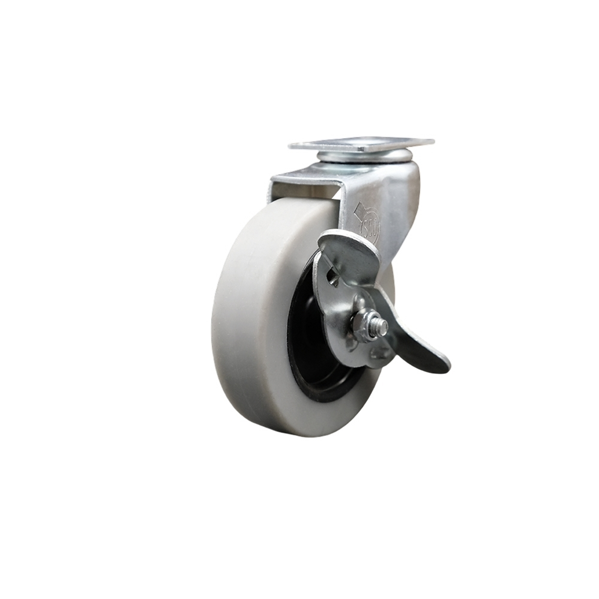 Service Caster, 3Inch Plate Caster, Wheel Diameter 3 in, Caster Type Swivel, Package (qty.) 1, Model SCC-05S310-TPRS-SLB