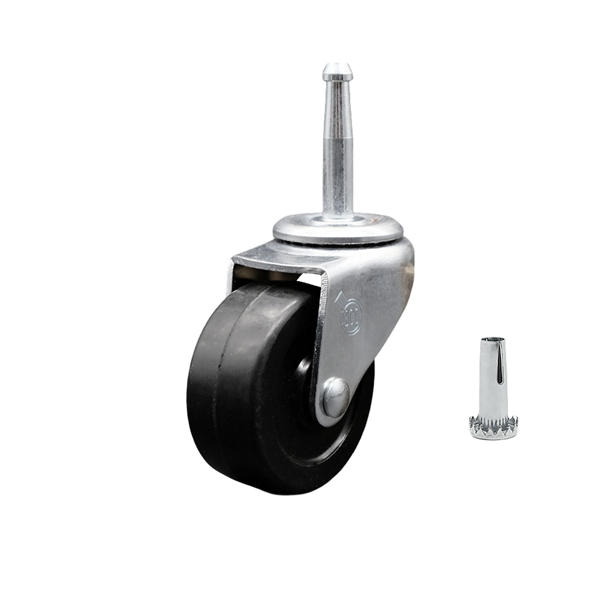 Service Caster, 2Inch Stem Caster, Wheel Diameter 2 in, Caster Type Swivel, Package (qty.) 1, Model SCC-GN05S210-SRS