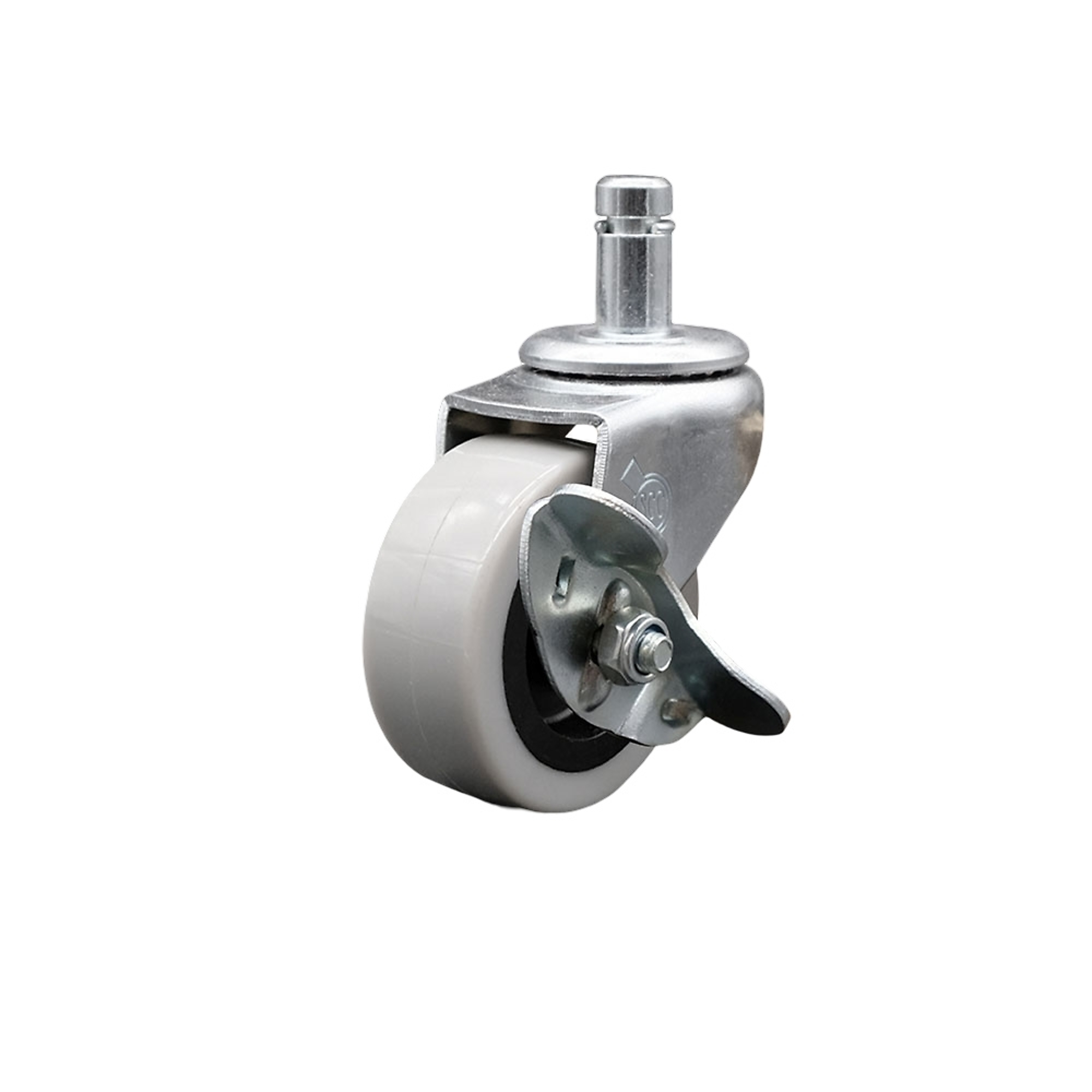 Service Caster, 2Inch Stem Caster, Wheel Diameter 2 in, Caster Type Swivel, Package (qty.) 1, Model SCC-GR05S210-TPRS-SLB-71678