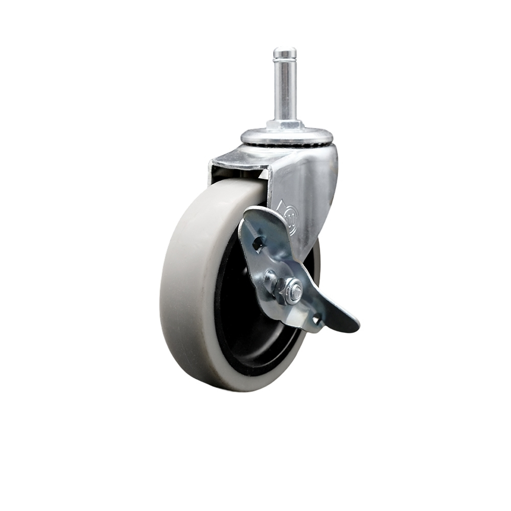 Service Caster, 4Inch Stem Caster, Wheel Diameter 4 in, Caster Type Swivel, Package (qty.) 1, Model SCC-GR05S410-TPRS-SLB-716138