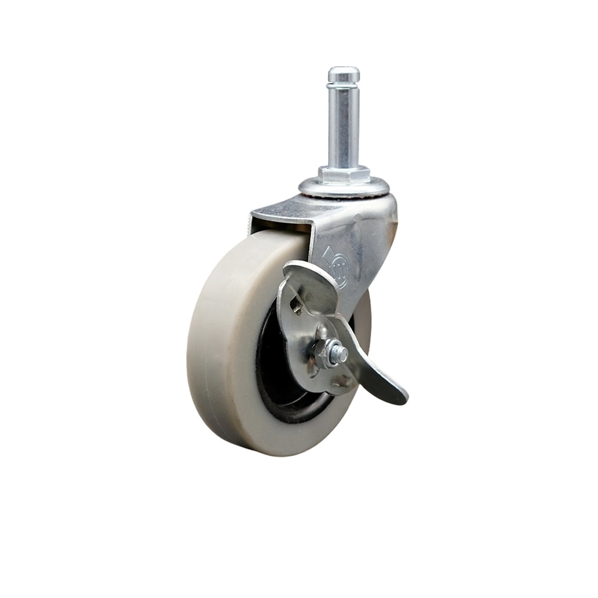 Service Caster, 3Inch Stem Caster, Wheel Diameter 3 in, Caster Type Swivel, Package (qty.) 1, Model SCC-GR05S310-TPRS-SLB-716138