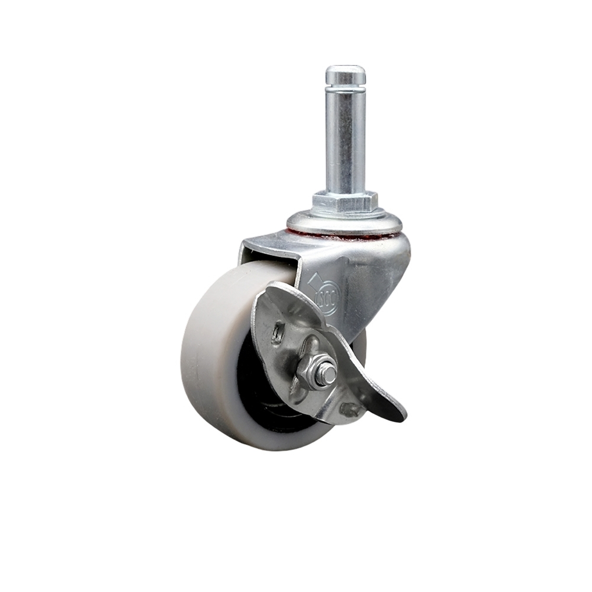 Service Caster, 2Inch Stem Caster, Wheel Diameter 2 in, Caster Type Swivel, Package (qty.) 1, Model SCC-GR05S210-TPRS-SLB-716138