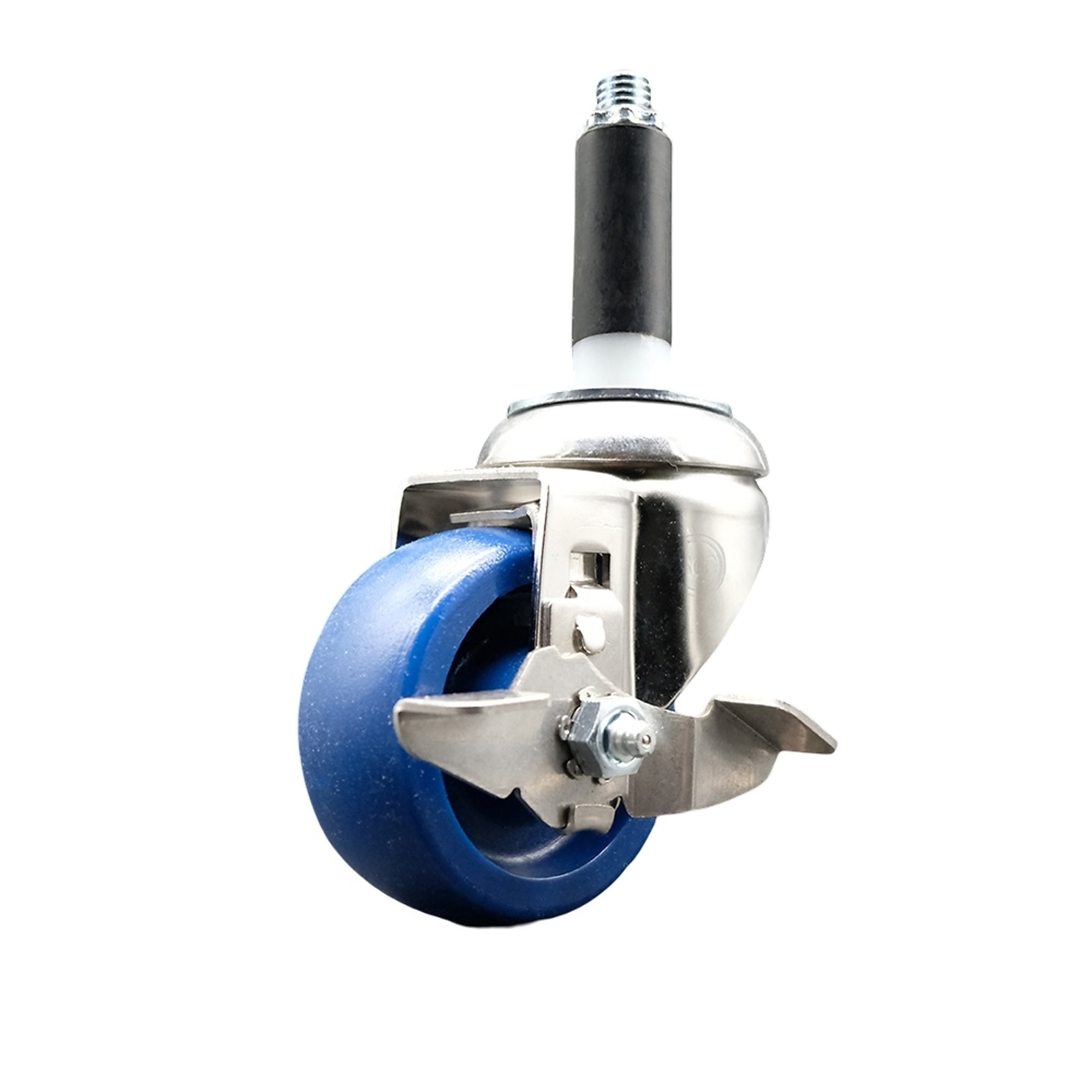 Service Caster, 3Inch x 1 1/4Inch Stem Caster, Wheel Diameter 3 in, Caster Type Swivel, Package (qty.) 1, Model SCC-SS316EX20S314-SPUS-TLB-34