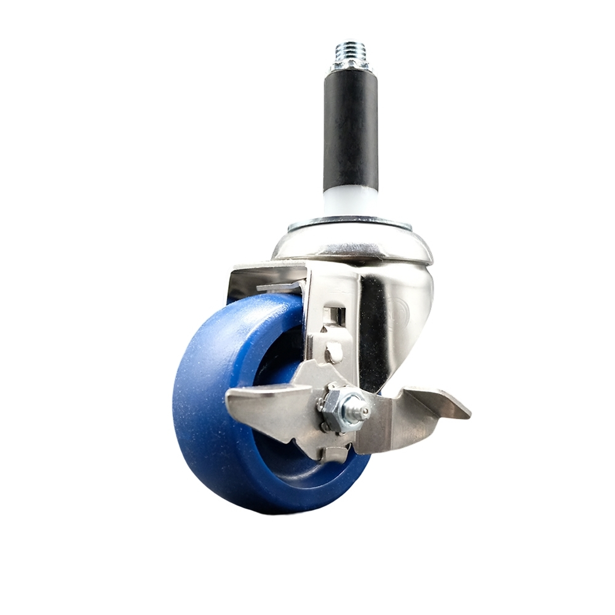 Service Caster, 3 1/2Inch x 1 1/4Inch Stem Caster, Wheel Diameter 3.5 in, Caster Type Swivel, Package (qty.) 1, Model SCC-SS316EX20S3514-SPUS-TLB-78