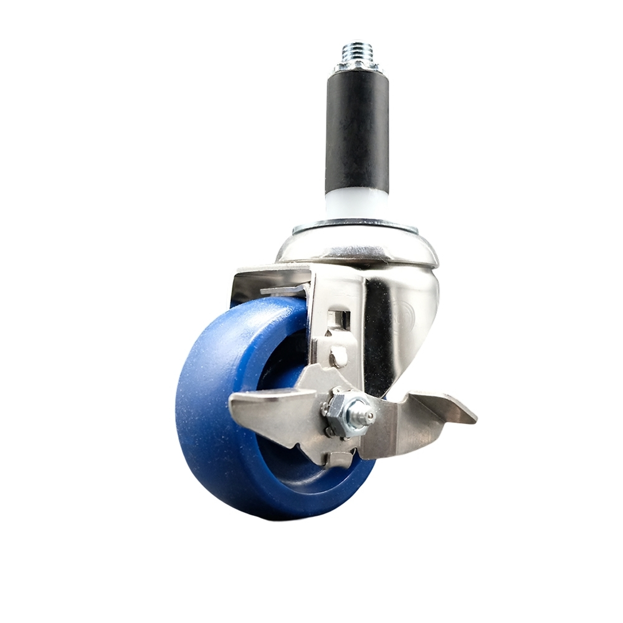 Service Caster, 3Inch x 1 1/4Inch Stem Caster, Wheel Diameter 3 in, Caster Type Swivel, Package (qty.) 1, Model SCC-SS316EX20S314-SPUS-TLB-1