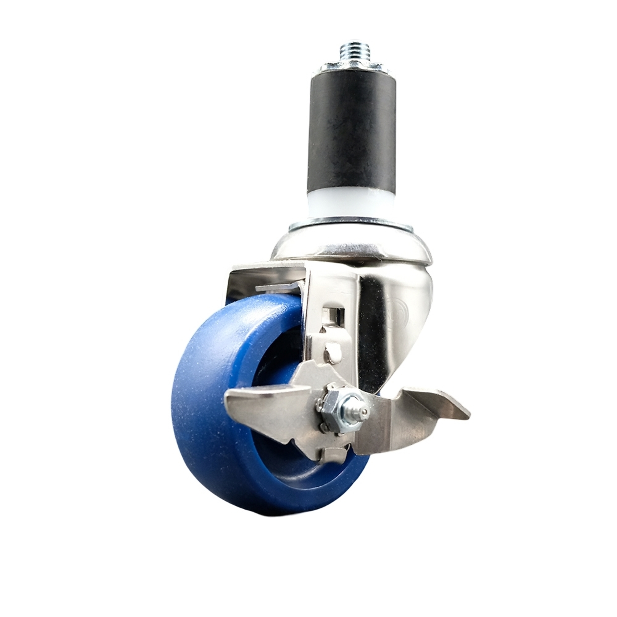 Service Caster, 3Inch x 1 1/4Inch Stem Caster, Wheel Diameter 3 in, Caster Type Swivel, Package (qty.) 1, Model SCC-SS316EX20S314-SPUS-TLB-112