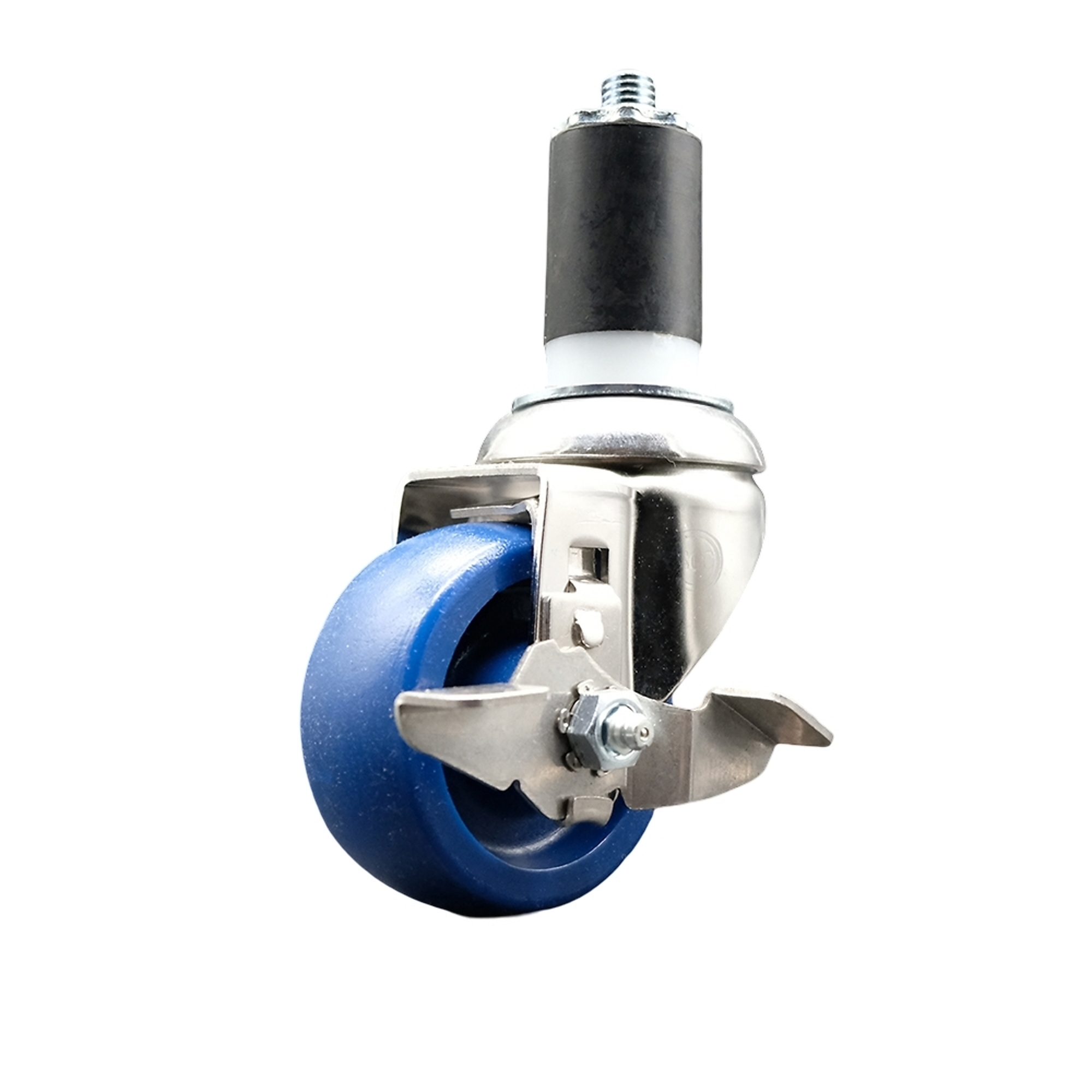 Service Caster, 3Inch x 1 1/4Inch Stem Caster, Wheel Diameter 3 in, Caster Type Swivel, Package (qty.) 1, Model SCC-SS316EX20S314-SPUS-TLB-158