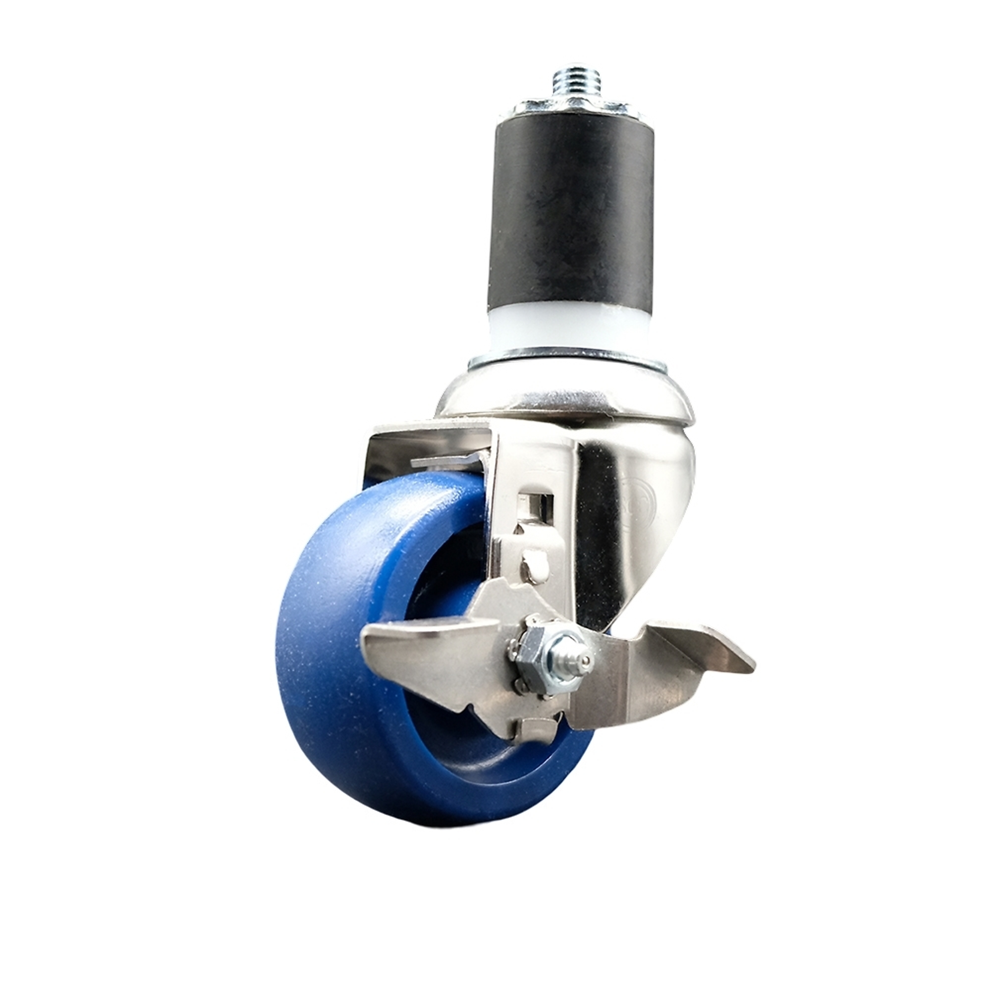 Service Caster, 3 1/2Inch x 1 1/4Inch Stem Caster, Wheel Diameter 3.5 in, Caster Type Swivel, Package (qty.) 1, Model SCC-SS316EX20S3514-SPUS-TLB-134