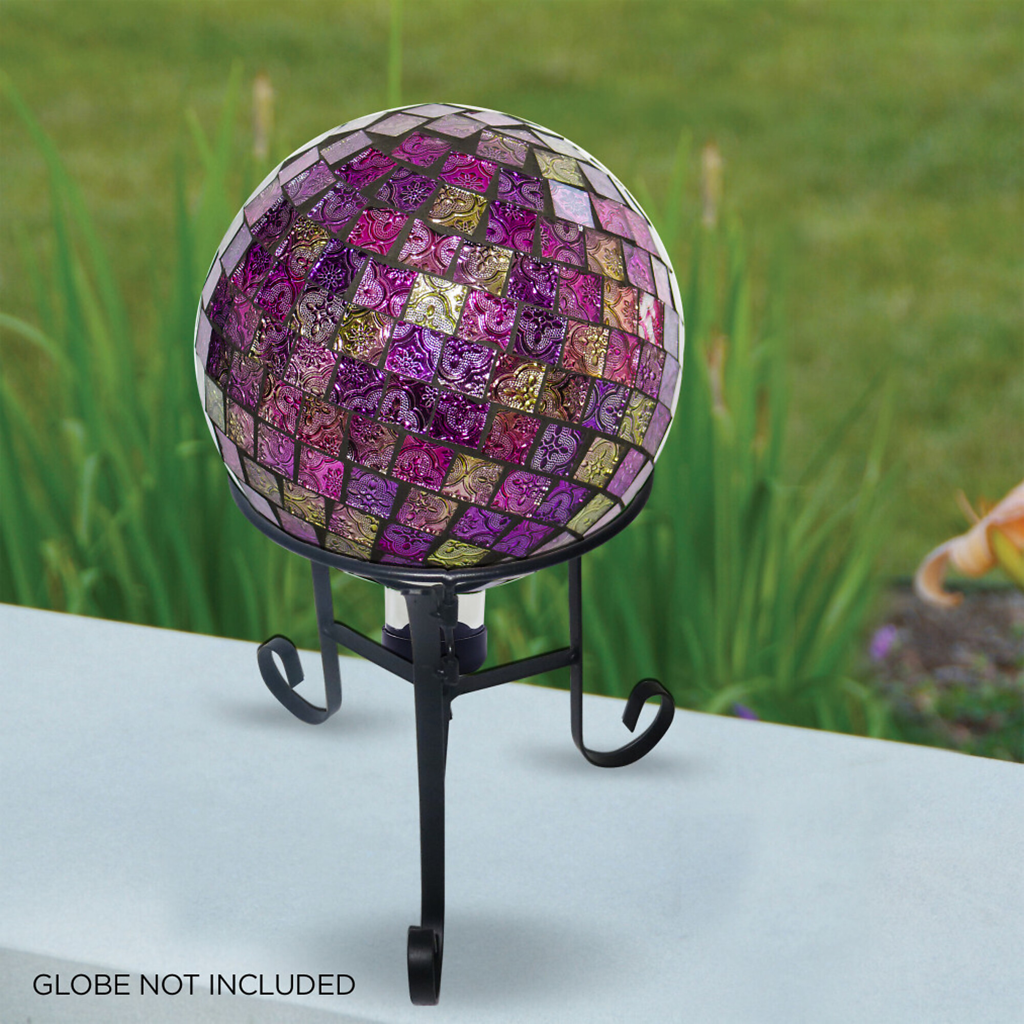 Alpine Corporation, 10Inch Gazing Globe Metal Stand (Globe NOT Included), Model GRS492