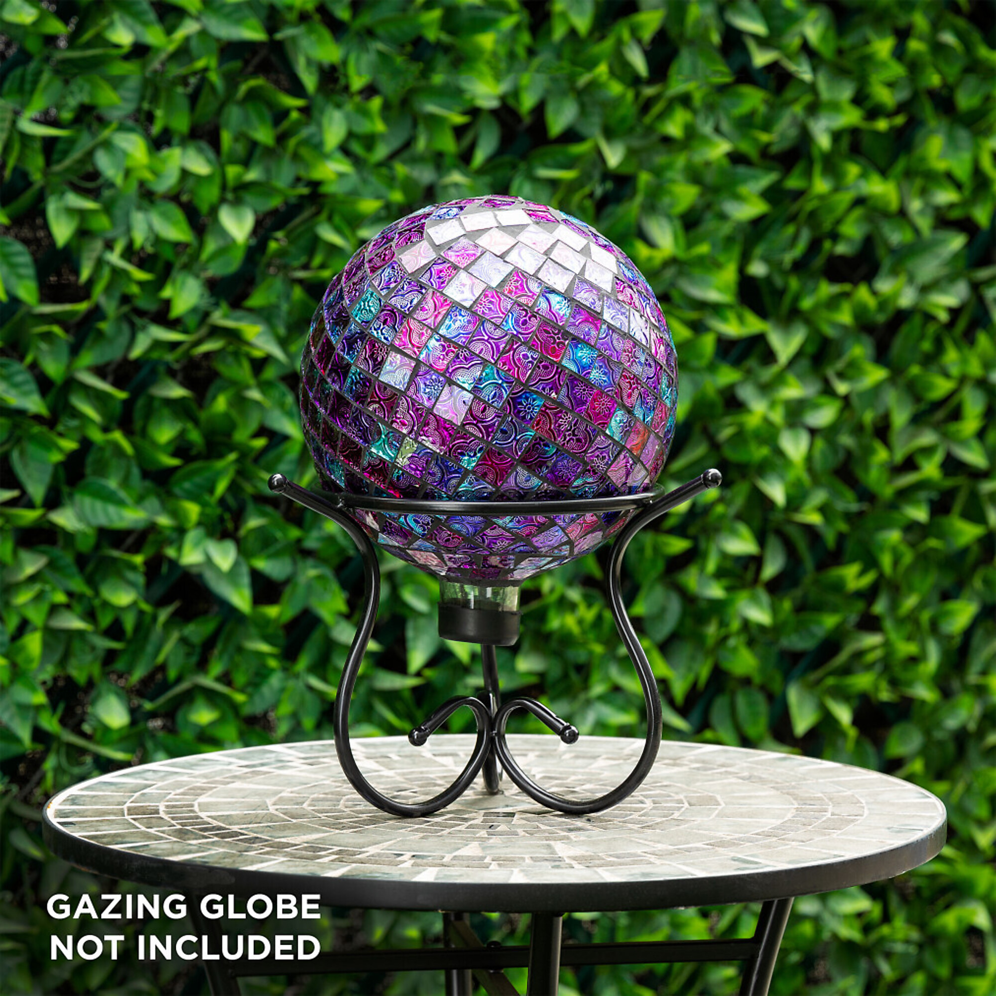 Alpine Corporation, 9Inch Gazing Globe Metal Stand (Globe NOT Included), Model KAB180