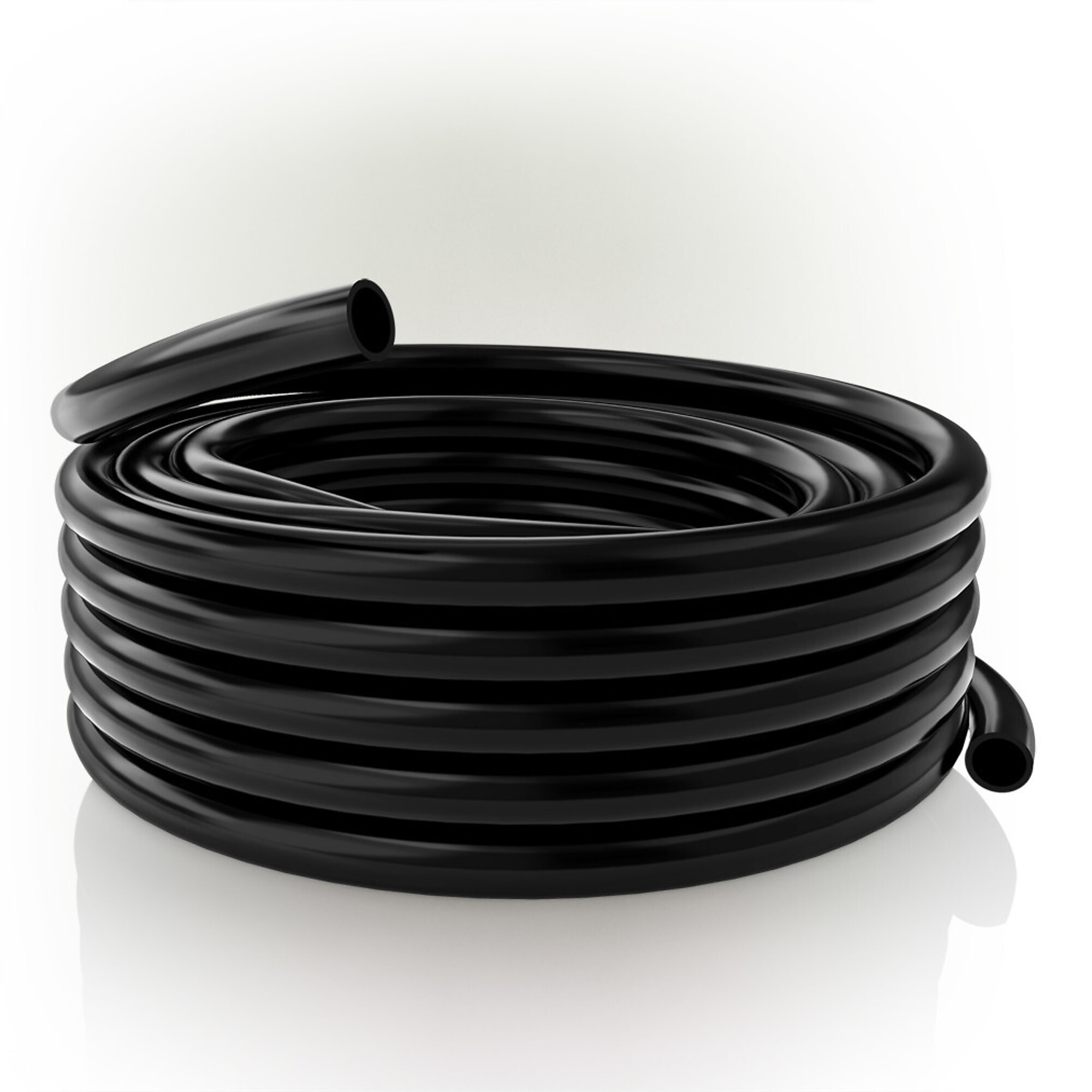 Alpine Corporation, 1Inch Wall PVC Black Tubing x 100ft. Coil, Model V0017PBK