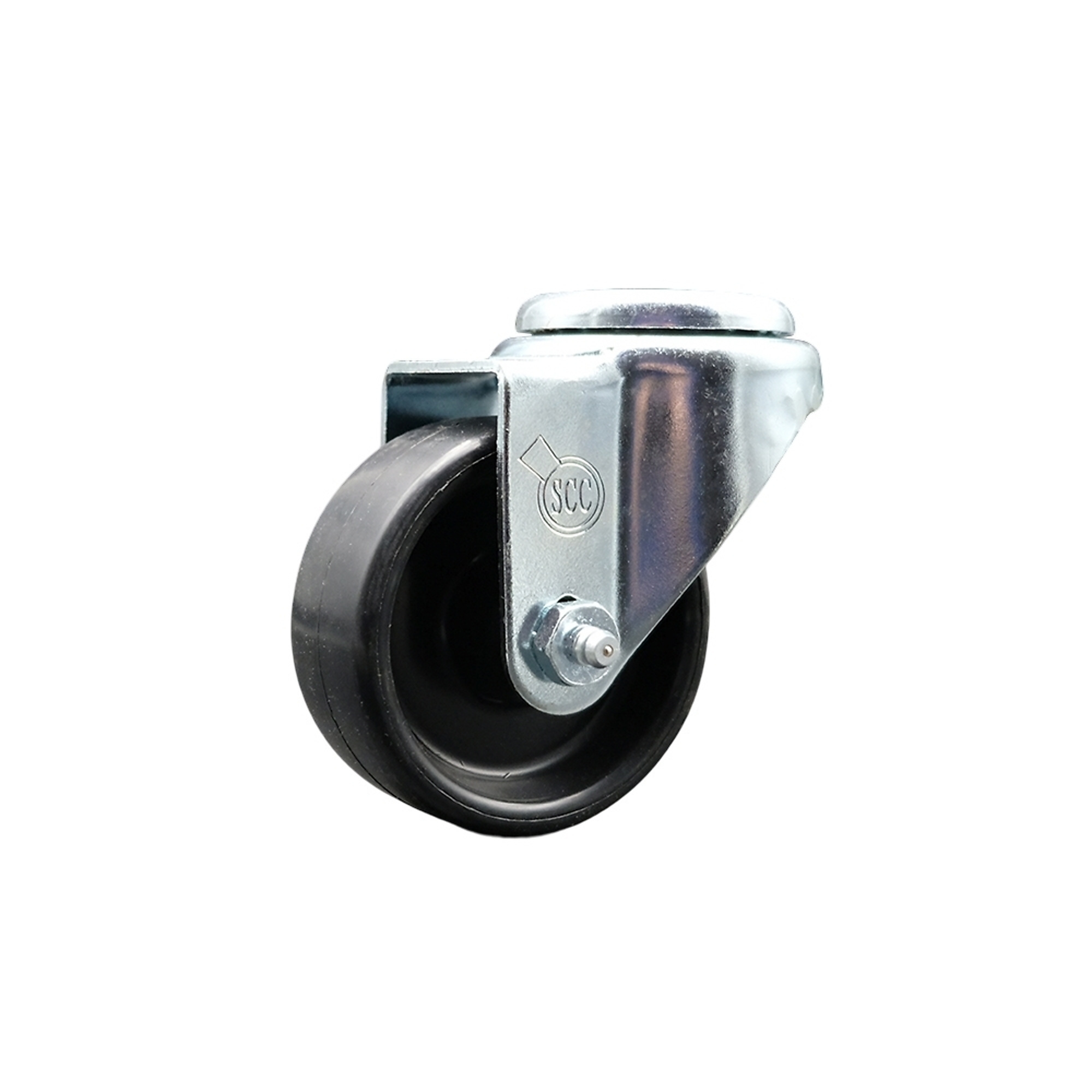 Service Caster, 3Inch x 1.25Inch Stem Caster, Wheel Diameter 3 in, Caster Type Swivel, Package (qty.) 1, Model COS-SCC-BH20S314-POS