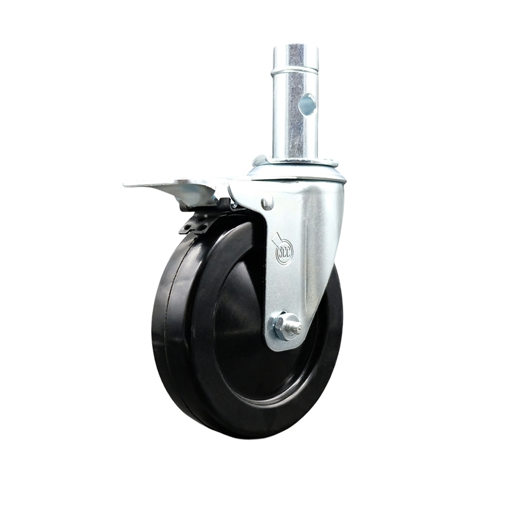 Service Caster, 5Inch x 1.25Inch Stem Caster, Wheel Diameter 5 in, Caster Type Swivel, Package (qty.) 1, Model SCC-SFGRTTL20S514-HRS-1364