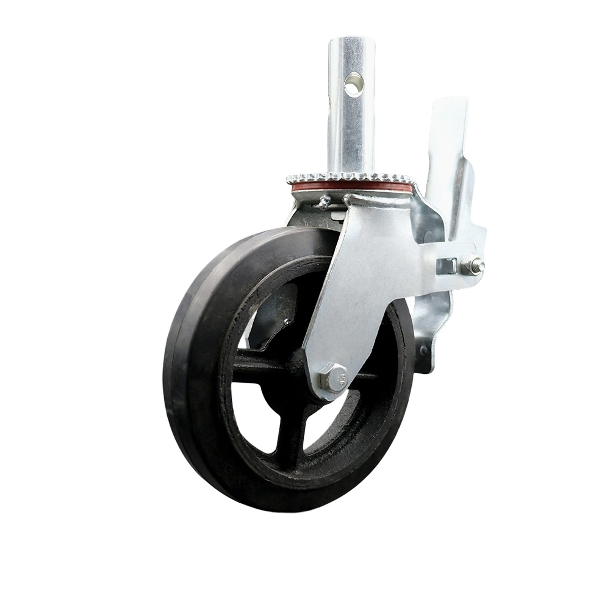 Service Caster, 8Inch x 2Inch Stem Caster, Wheel Diameter 8 in, Caster Type Swivel, Package (qty.) 1, Model BIL-SCC-SF30S820-RSR-138