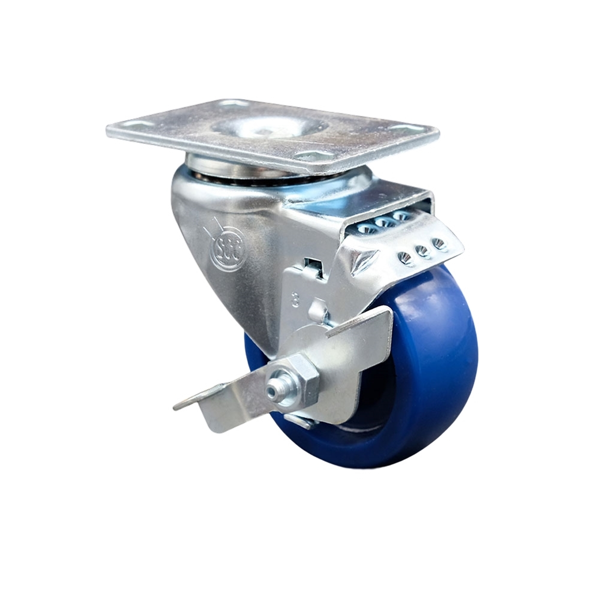 Service Caster, 3.5Inch x 1 1/4Inch Plate Caster, Wheel Diameter 3.5 in, Caster Type Swivel, Package (qty.) 1, Model SCC-20S3514-SPUS-TLB-TP2