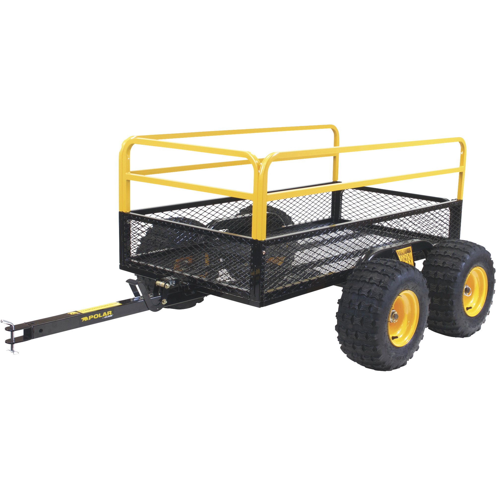 Polar Mesh Trailer , Tandem Axle, 1,400-Lb. Capacity, Model HDM1400TA