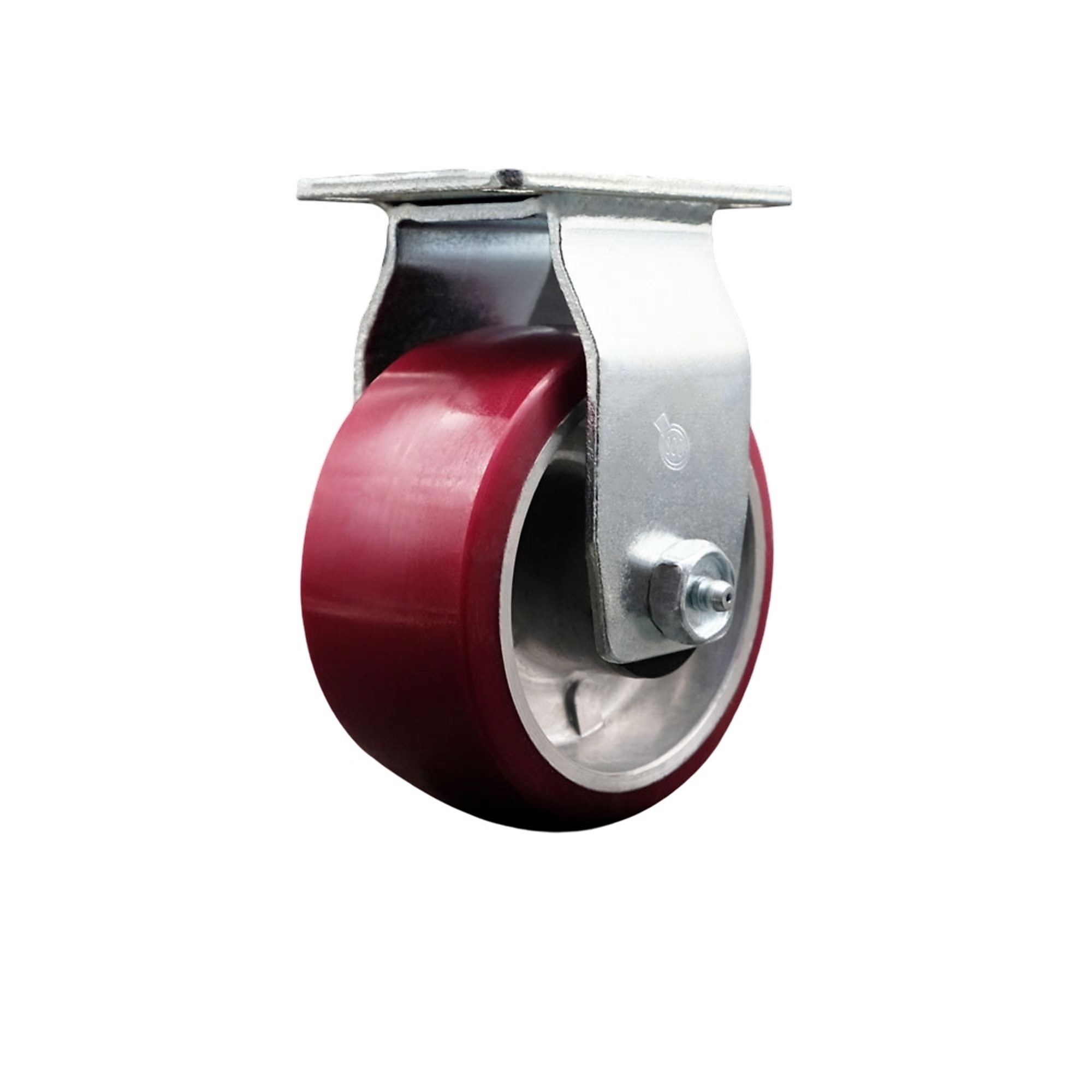 Service Caster, 4Inch x 2Inch Plate Caster, Wheel Diameter 4 in, Caster Type Rigid, Package (qty.) 1, Model SCC-20R420-PAR