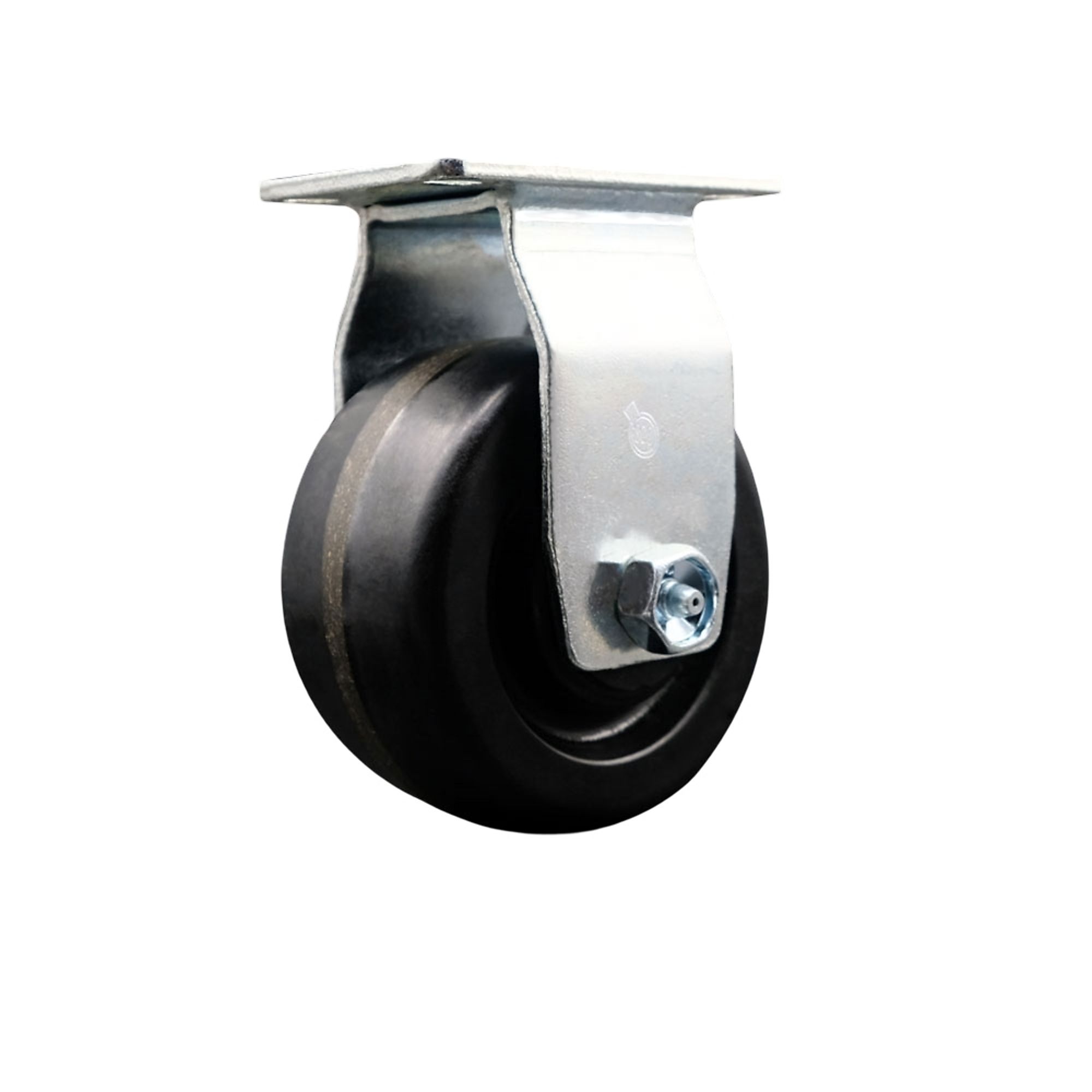 Service Caster, 4Inch x 2Inch Plate Caster, Wheel Diameter 4 in, Caster Type Rigid, Package (qty.) 1, Model SCC-20R420-PHB