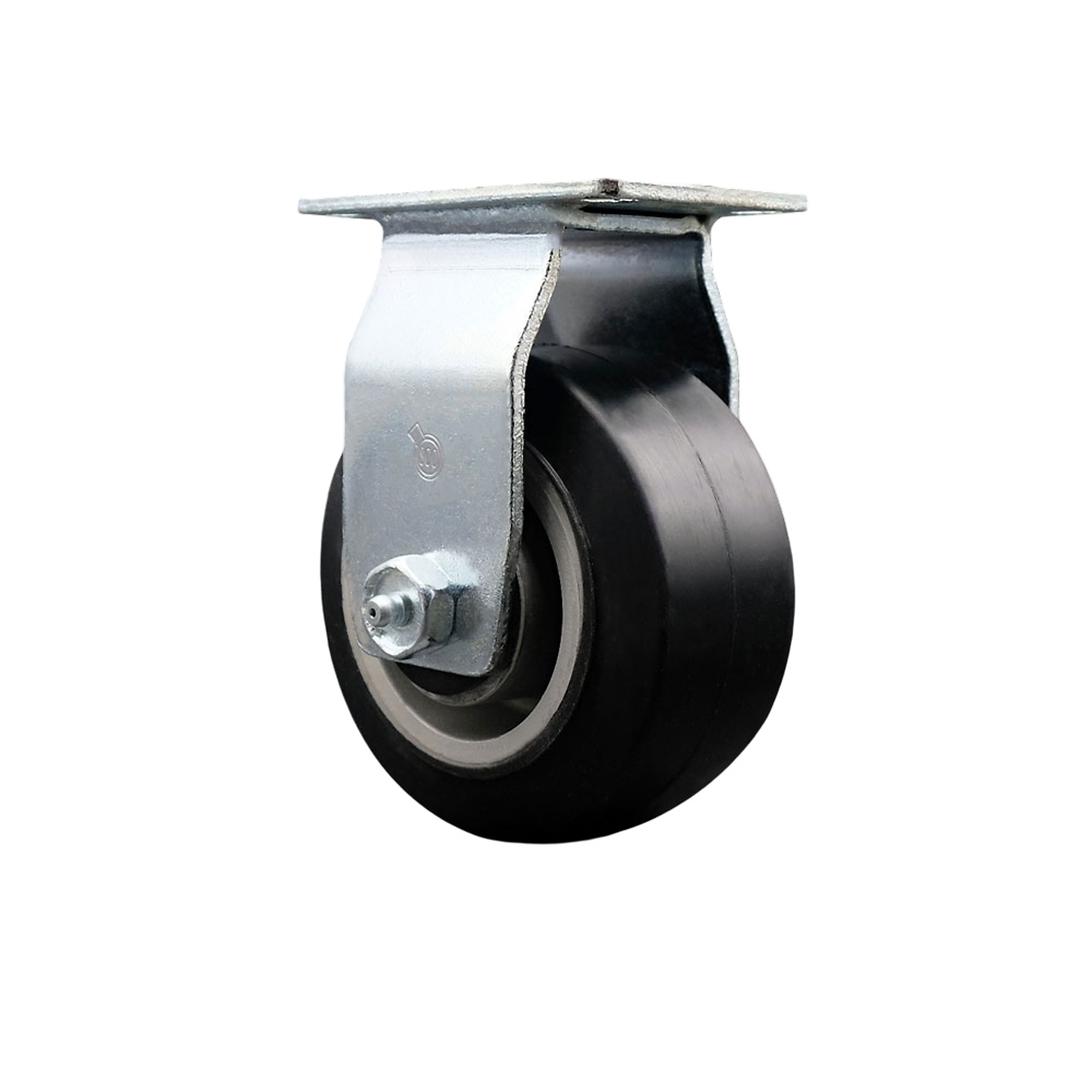 Service Caster, 4Inch x 2Inch Plate Caster, Wheel Diameter 4 in, Caster Type Rigid, Package (qty.) 1, Model SCC-20R420-RAR