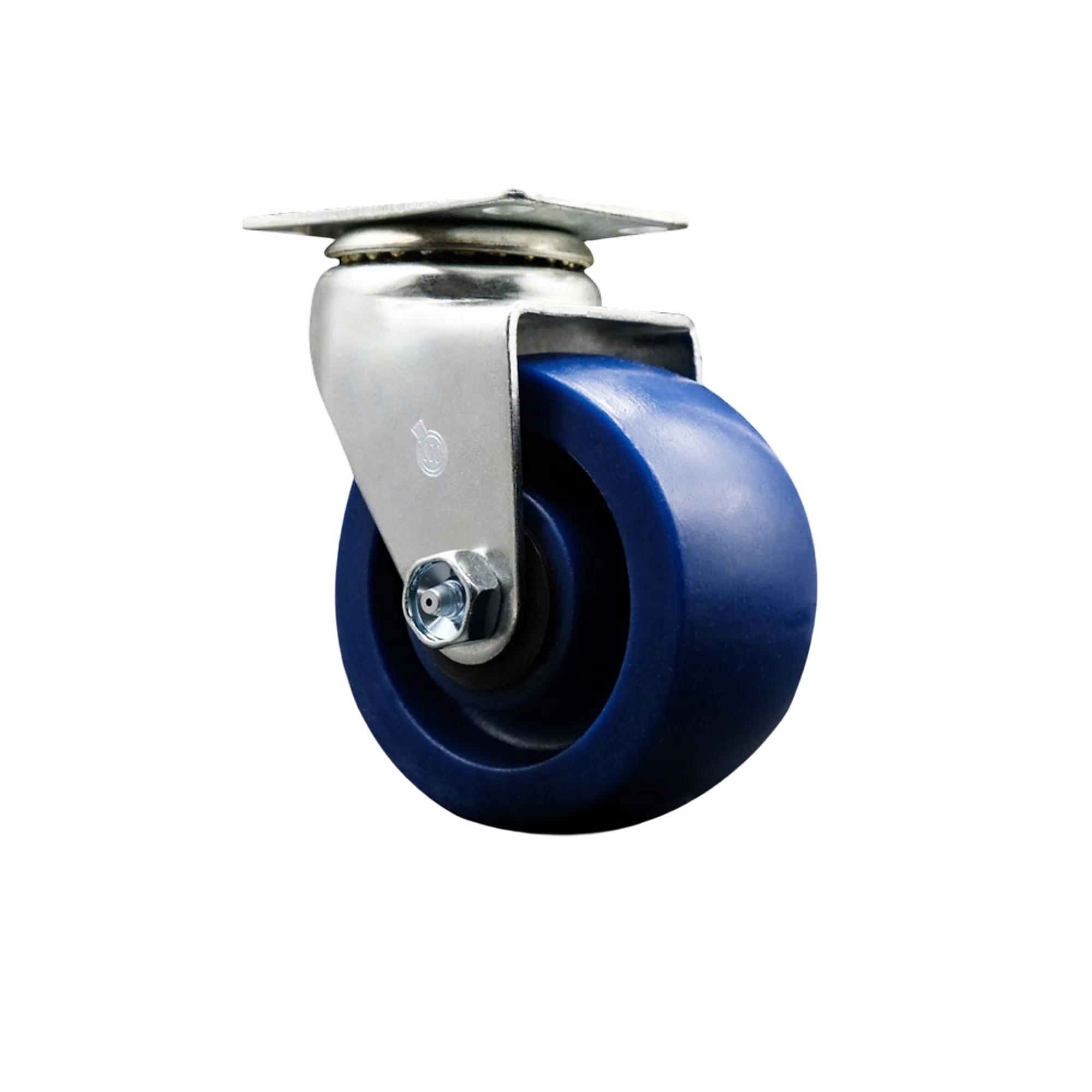 Service Caster, 4Inch x 2Inch Plate Caster, Wheel Diameter 4 in, Caster Type Swivel, Package (qty.) 1, Model SCC-20S420-SPUR