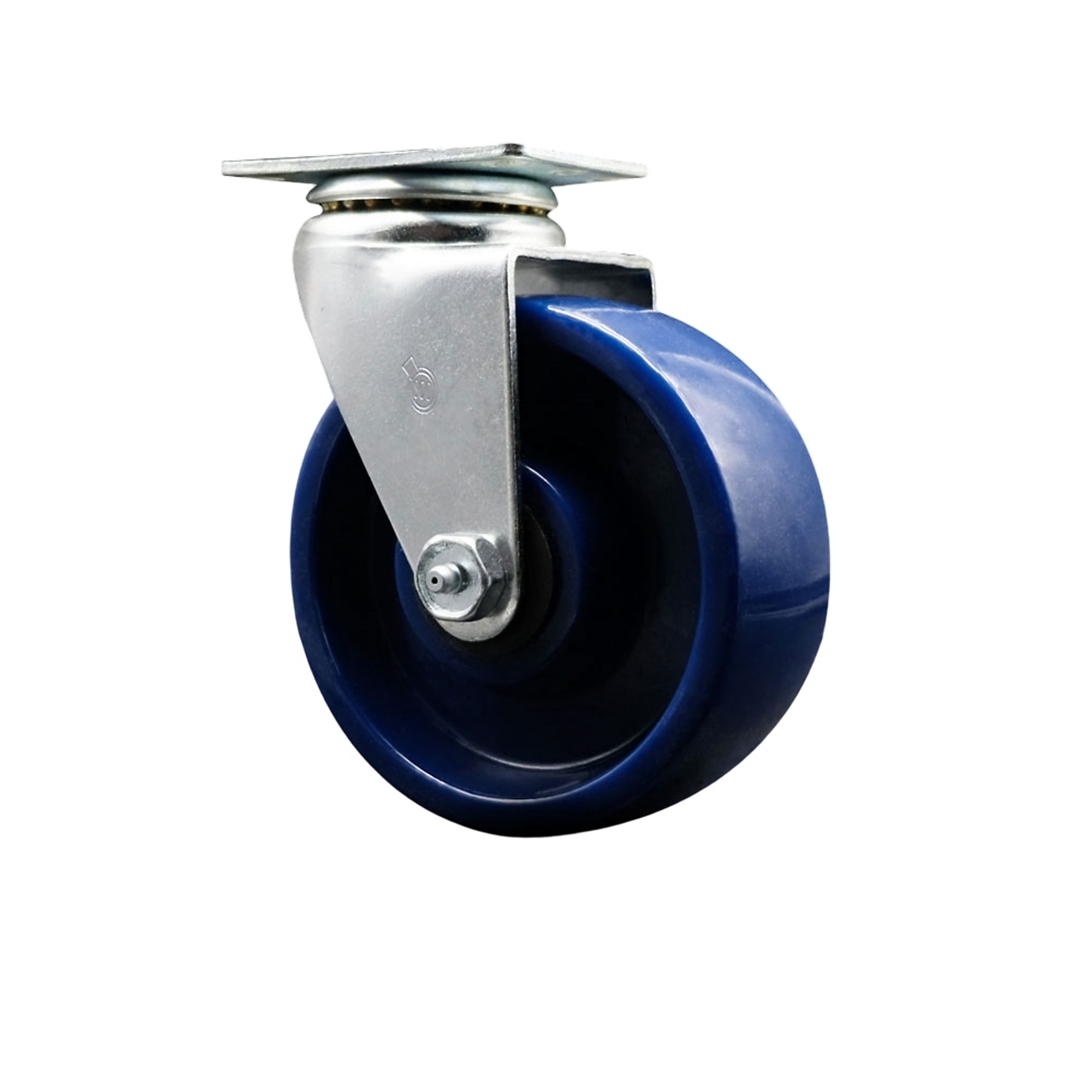 Service Caster, 5Inch x 2Inch Plate Caster, Wheel Diameter 5 in, Caster Type Swivel, Package (qty.) 1, Model SCC-20S520-SPUR