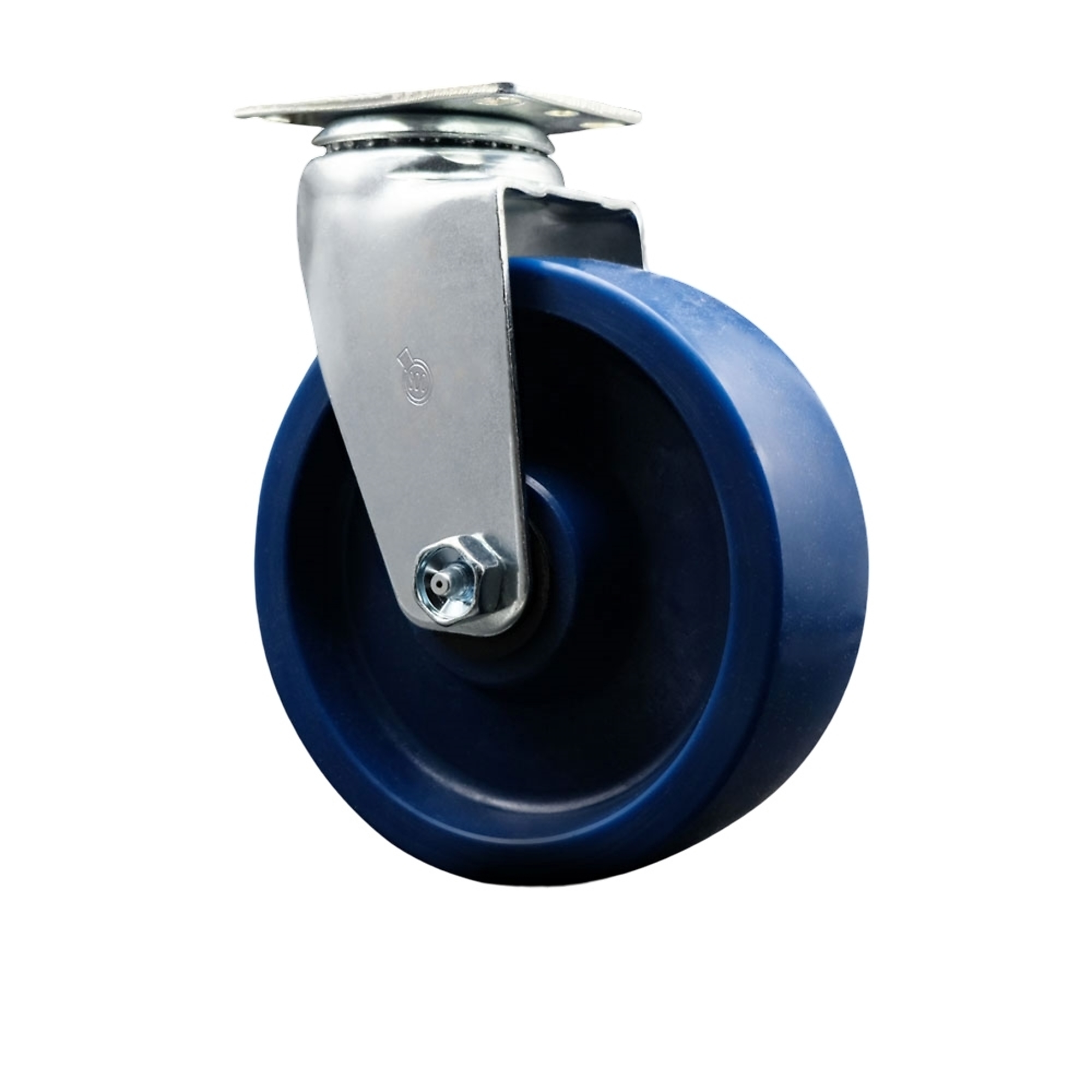 Service Caster, 6Inch x 2Inch Plate Caster, Wheel Diameter 6 in, Caster Type Swivel, Package (qty.) 1, Model SCC-20S620-SPUR