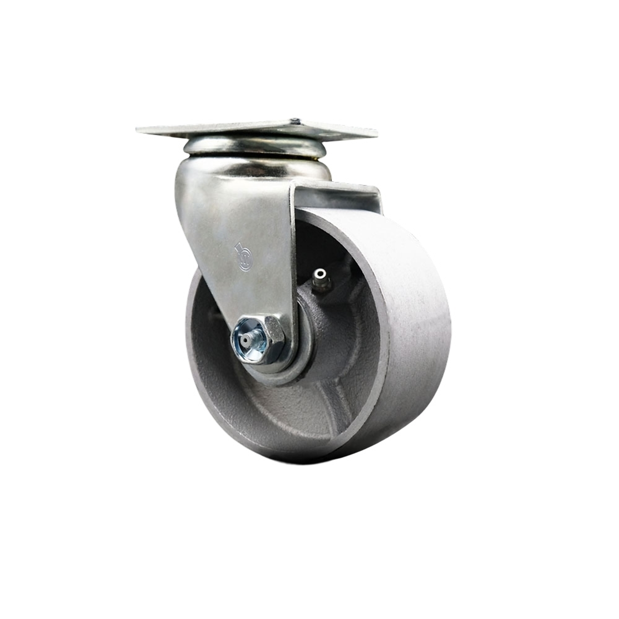 Service Caster, 4Inch x 2Inch Plate Caster, Wheel Diameter 4 in, Caster Type Swivel, Package (qty.) 1, Model SCC-20S420-SSB