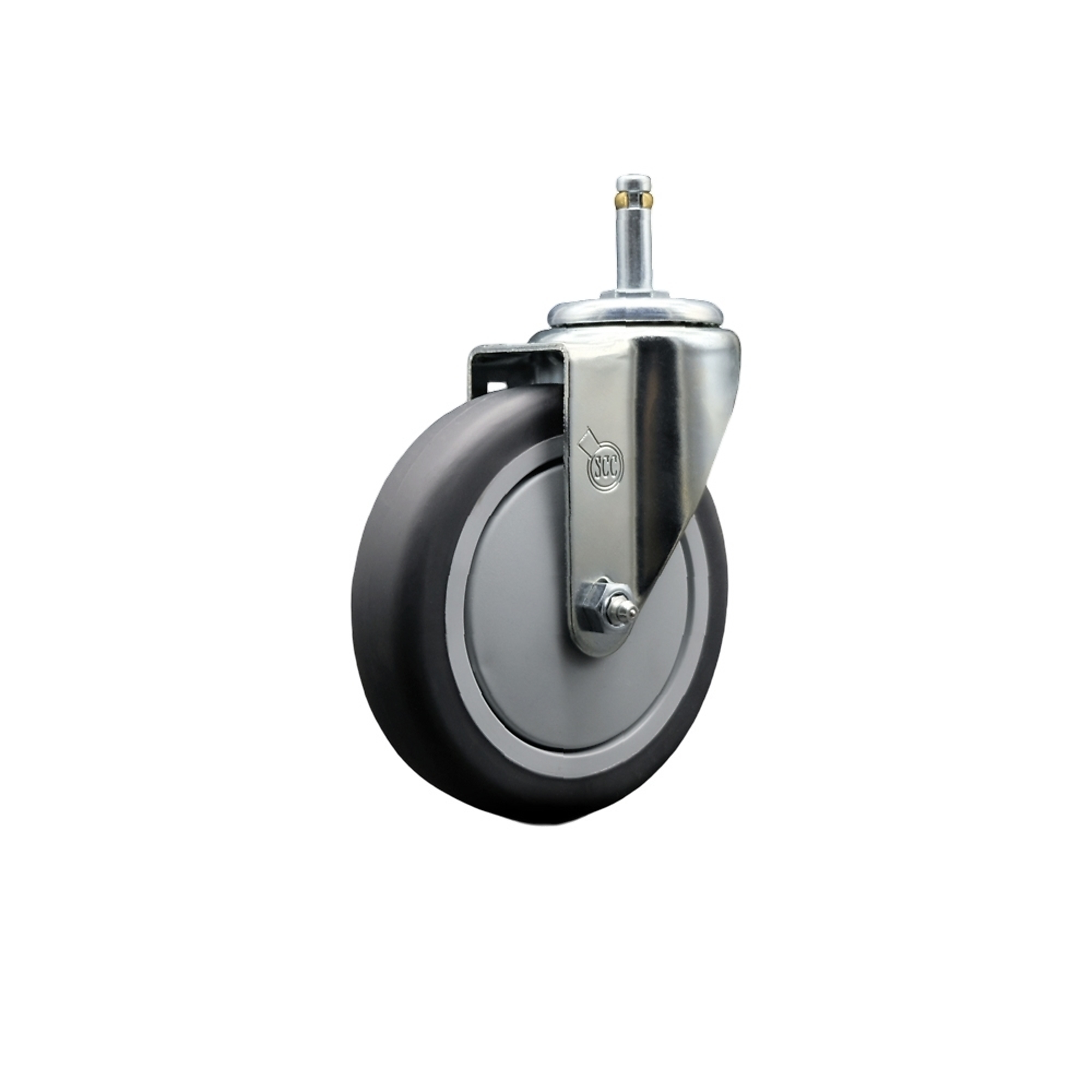 Service Caster, 5Inch Stem Caster, Wheel Diameter 5 in, Caster Type Swivel, Package (qty.) 1, Model RUB-SCC-GR20S514-TPRB-716138