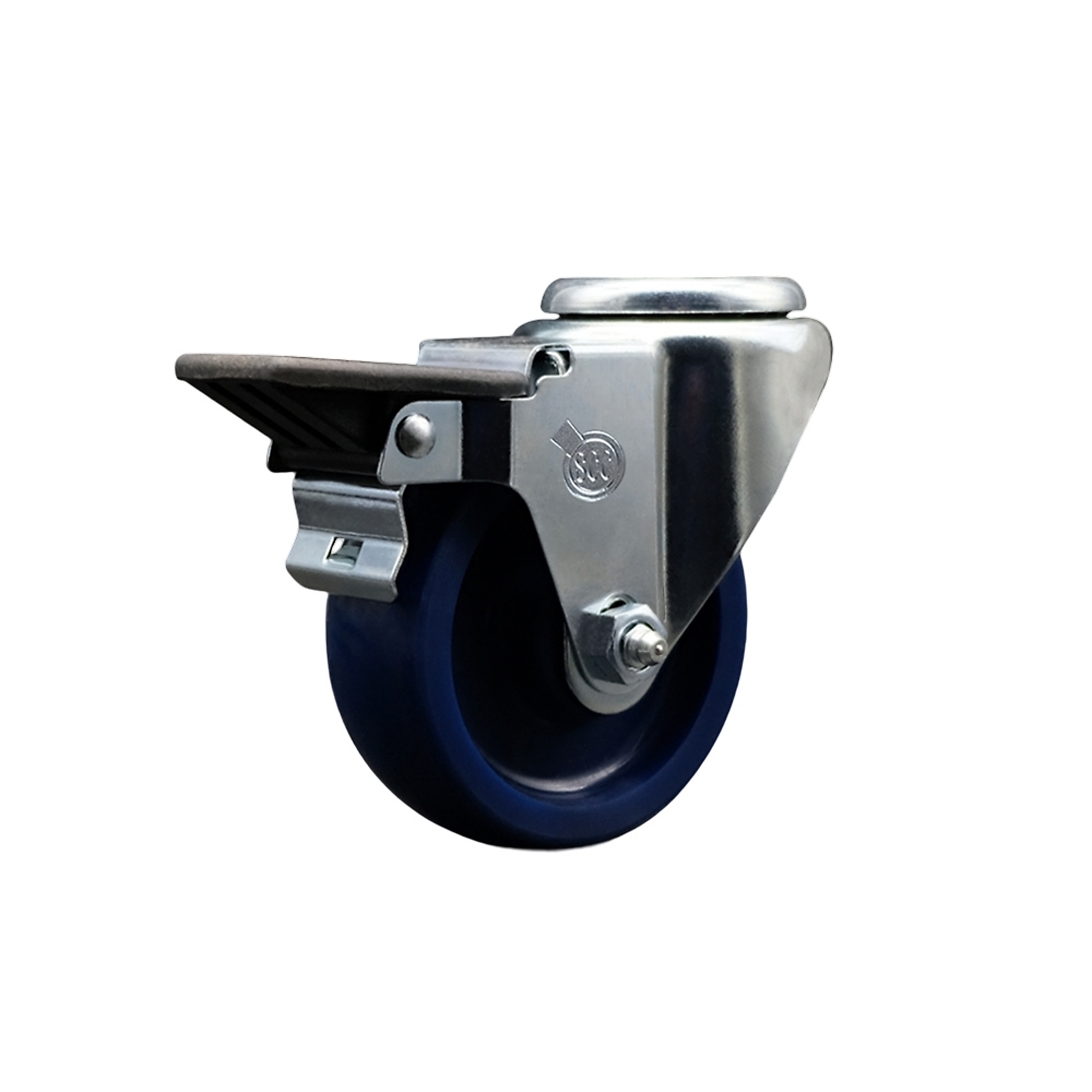 Service Caster, 3 1/2Inch x 1 1/4Inch Stem Caster, Wheel Diameter 3.5 in, Caster Type Swivel, Package (qty.) 1, Model SCC-BH20S3514-SPUS-PLB