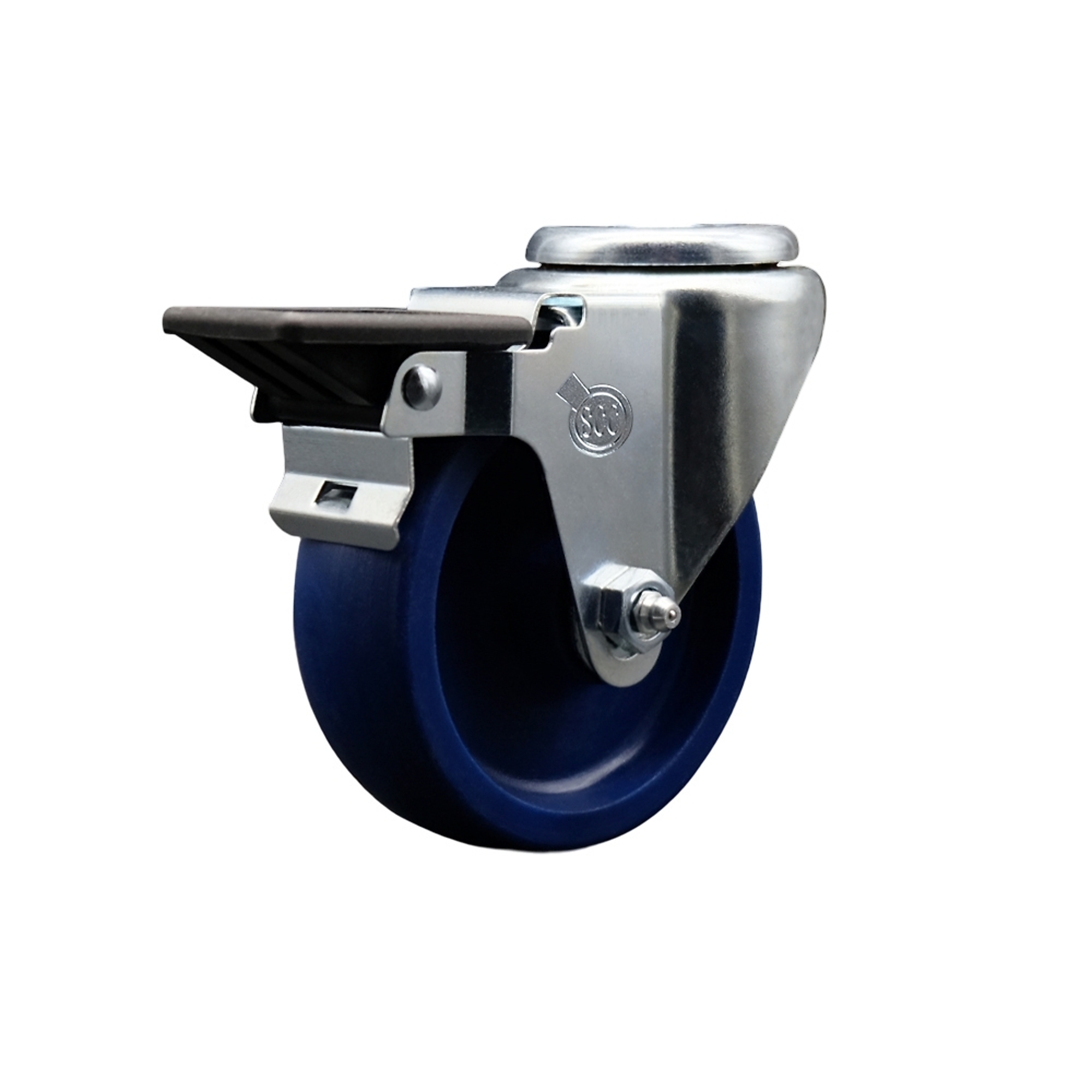 Service Caster, 4Inch x 1 1/4Inch Stem Caster, Wheel Diameter 4 in, Caster Type Swivel, Package (qty.) 1, Model SCC-BH20S414-SPUS-PLB