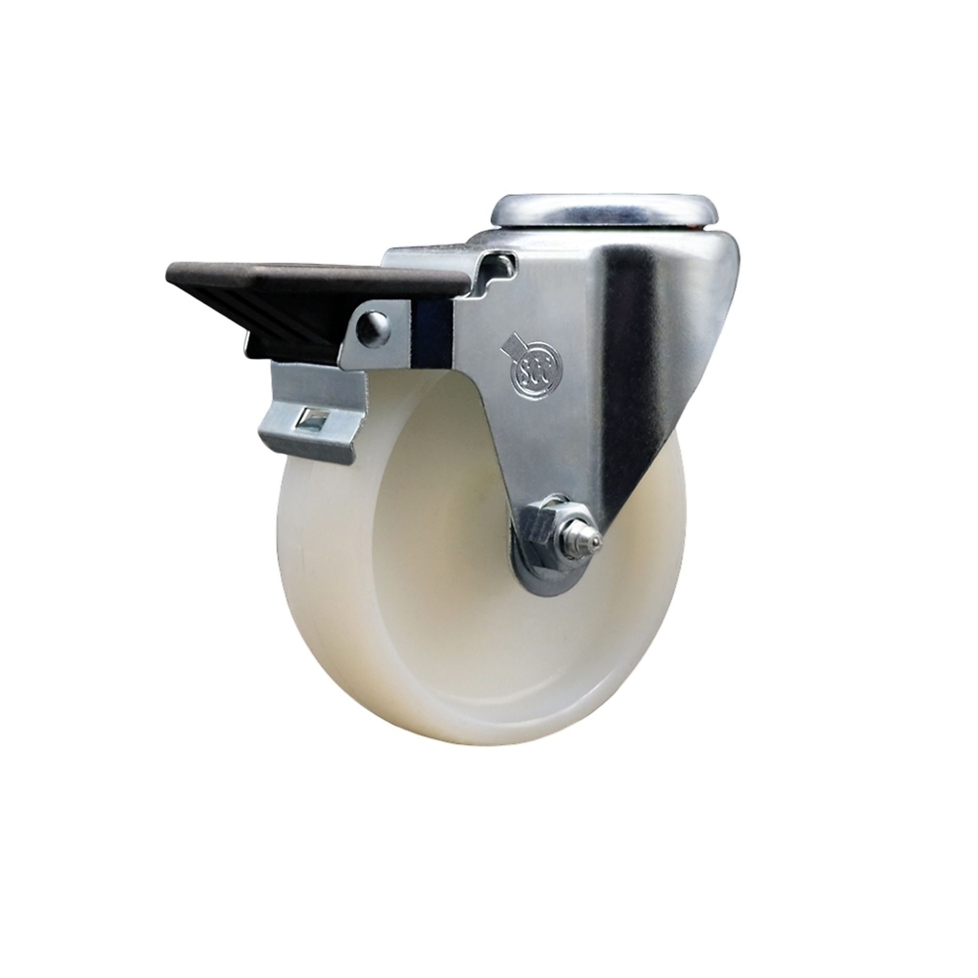 Service Caster, 4Inch x 1 1/4Inch Stem Caster, Wheel Diameter 4 in, Caster Type Swivel, Package (qty.) 1, Model SCC-BH20S414-NYS-PLB