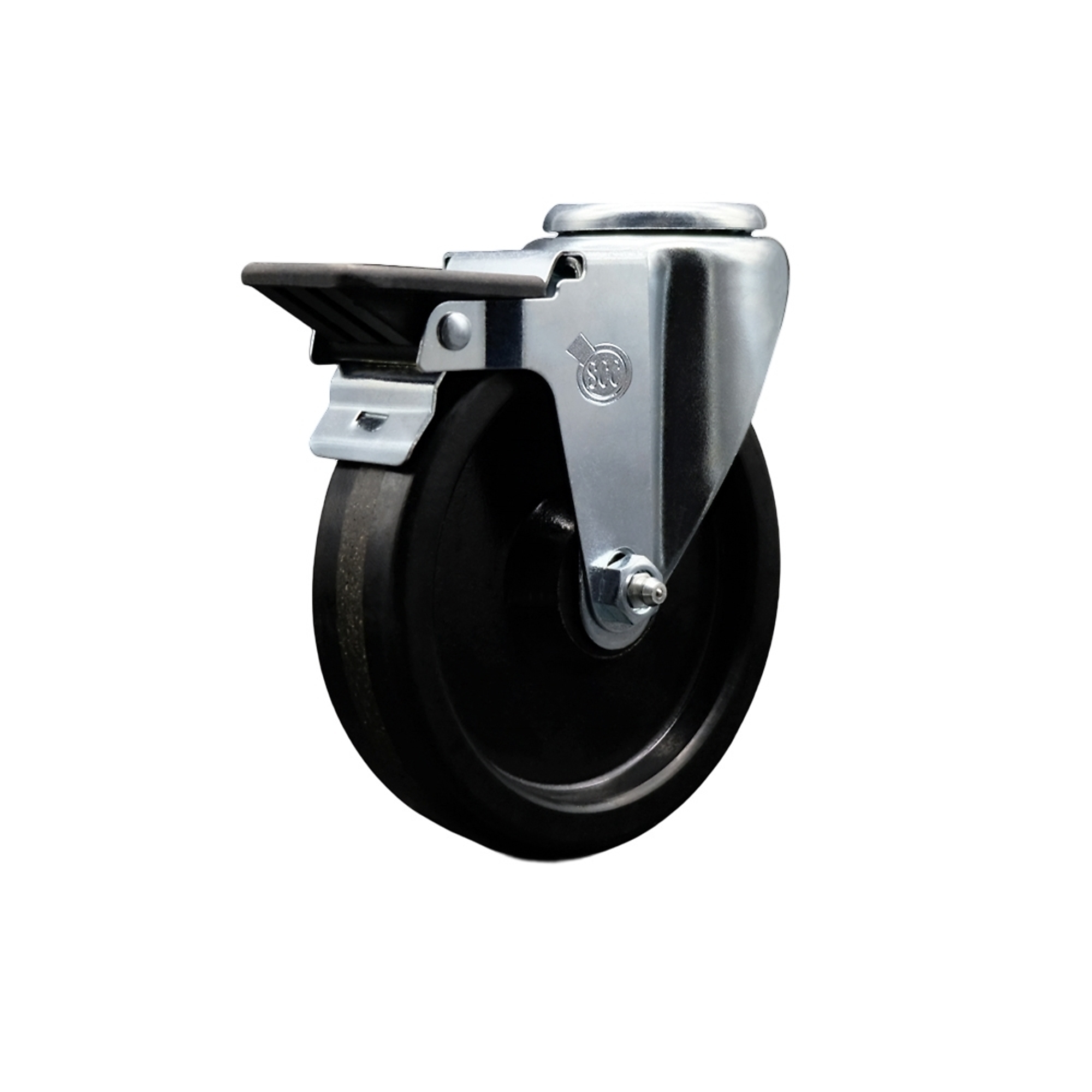 Service Caster, 5Inch x 1 1/4Inch Stem Caster, Wheel Diameter 5 in, Caster Type Swivel, Package (qty.) 1, Model SCC-BH20S514-PHS-PLB