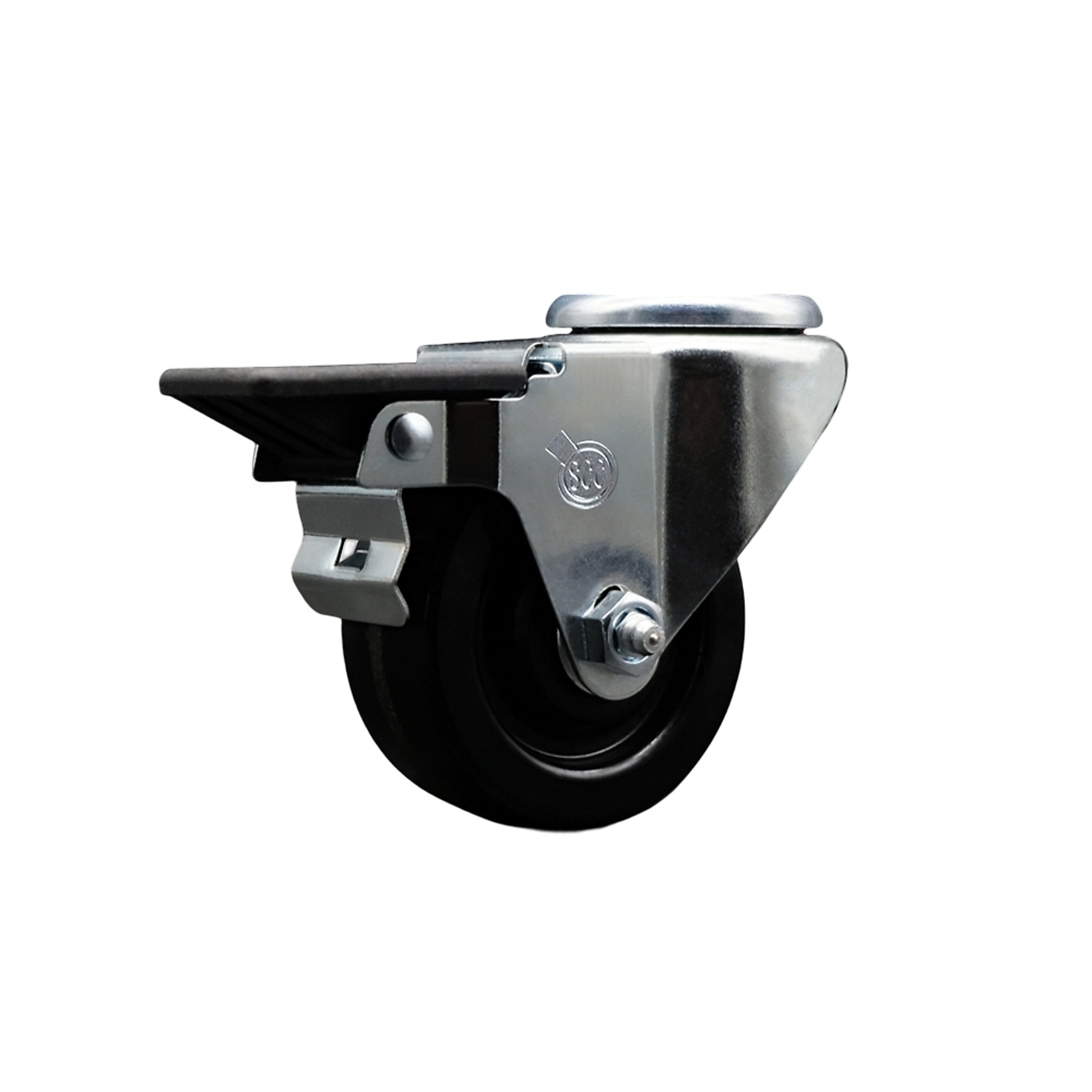 Service Caster, 3Inch x 1 1/4Inch Stem Caster, Wheel Diameter 3 in, Caster Type Swivel, Package (qty.) 1, Model SCC-BH20S314-PHS-PLB