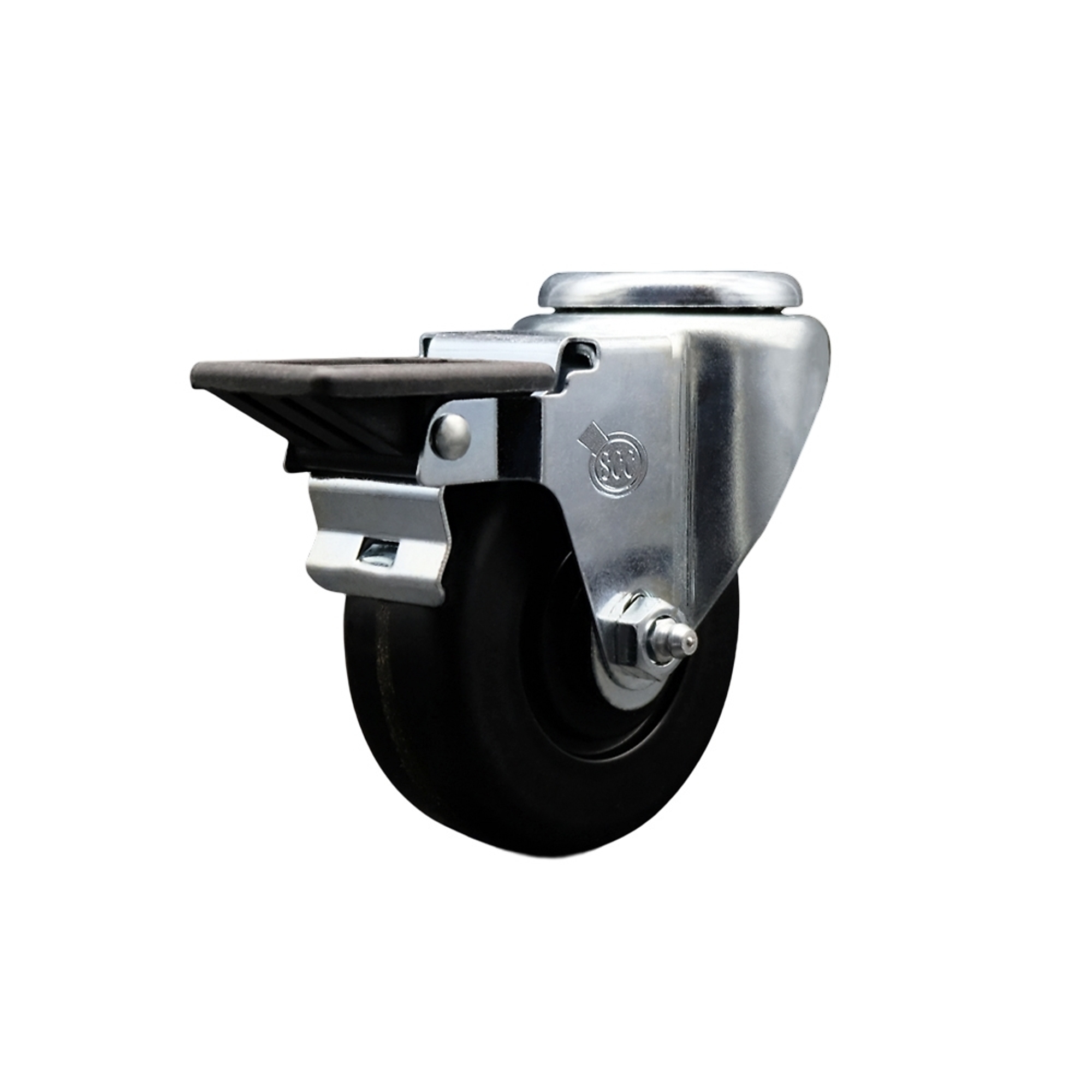 Service Caster, 3 1/2Inch x 1 1/4Inch Stem Caster, Wheel Diameter 3.5 in, Caster Type Swivel, Package (qty.) 1, Model SCC-BH20S3514-PHS-PLB